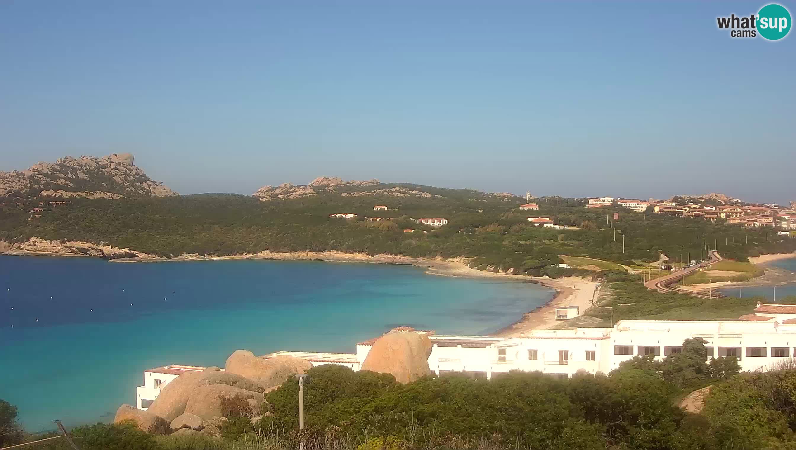 Live Webcam Capo Testa la plage de 2 mer – Santa Teresa Gallura – livecam Sardaigne