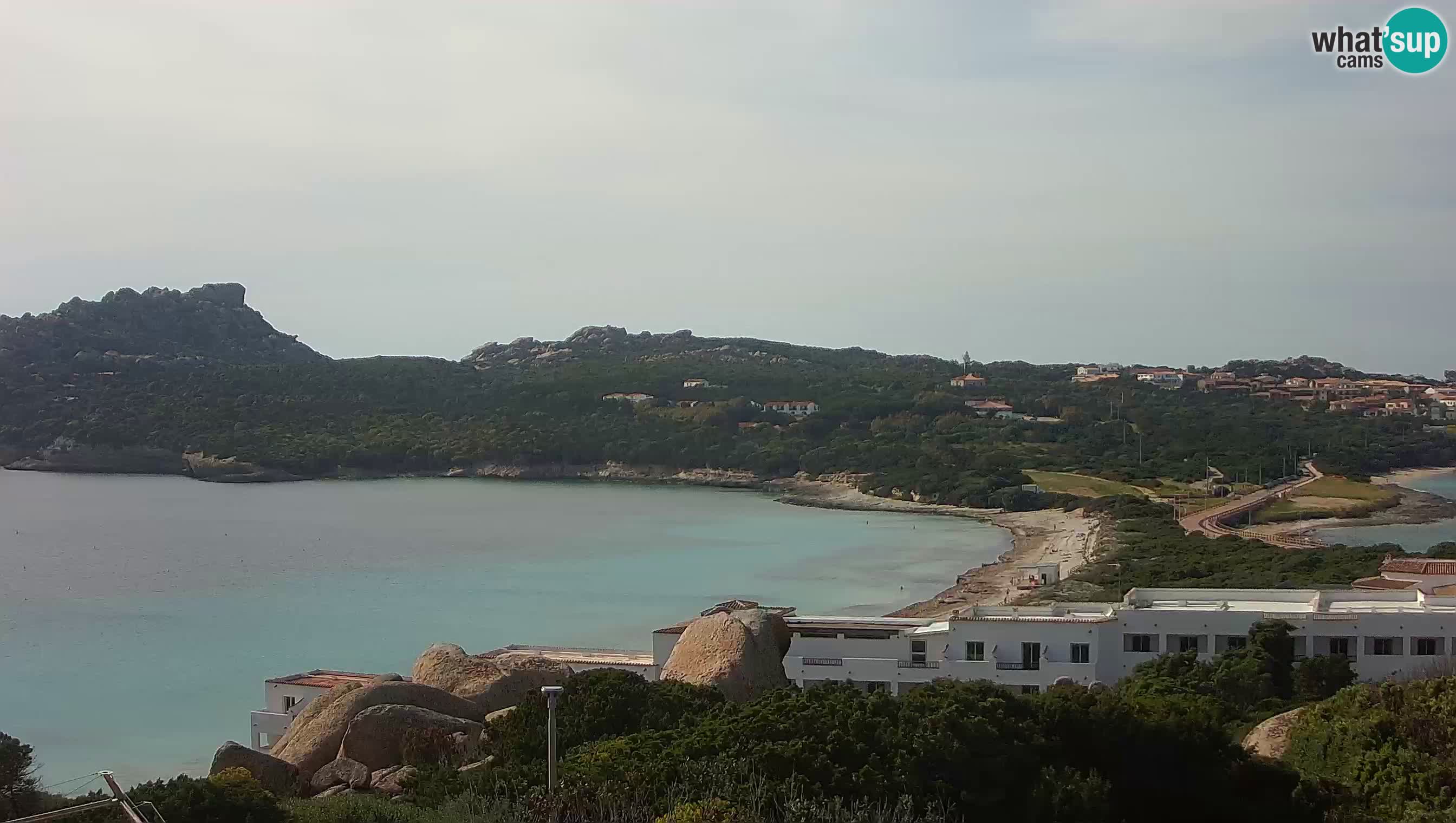 Live Webcam Capo Testa la plage de 2 mer – Santa Teresa Gallura – livecam Sardaigne