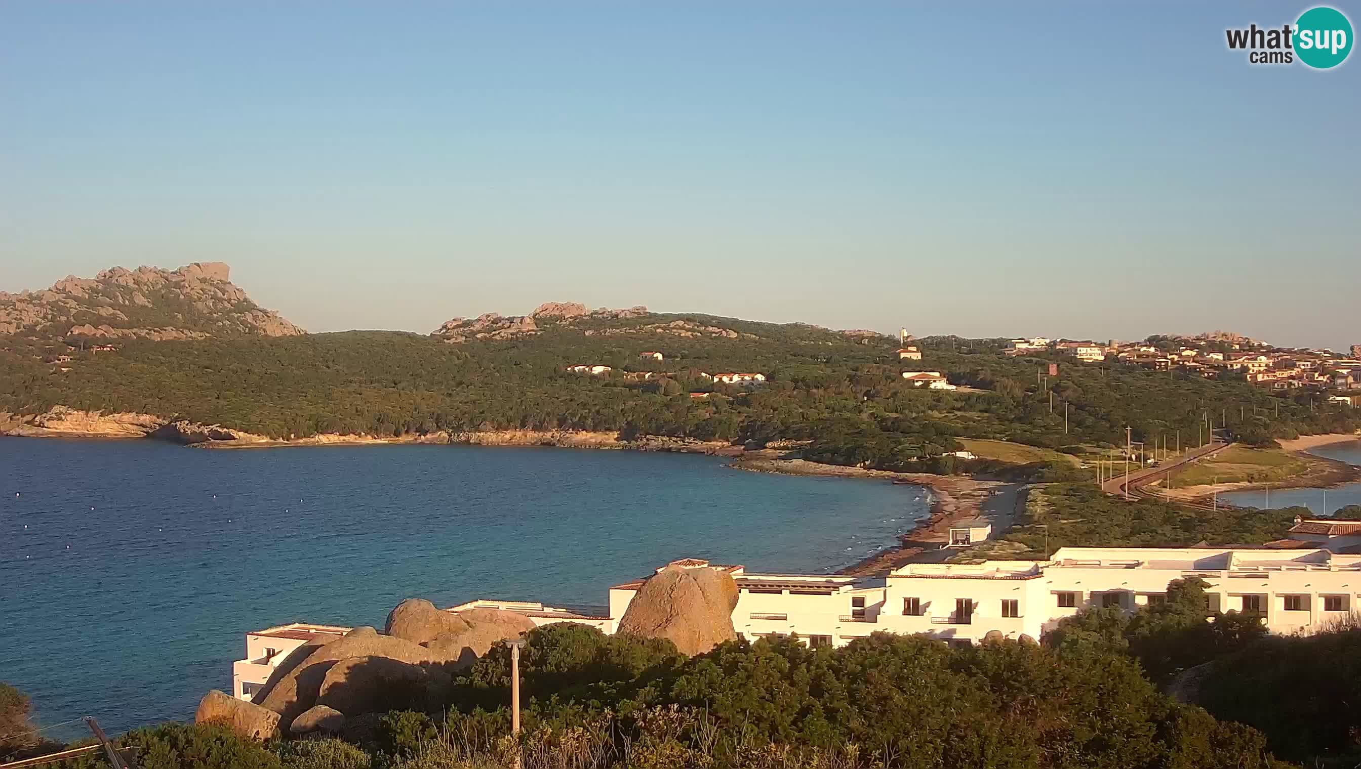 Live Webcam Capo Testa la plage de 2 mer – Santa Teresa Gallura – livecam Sardaigne