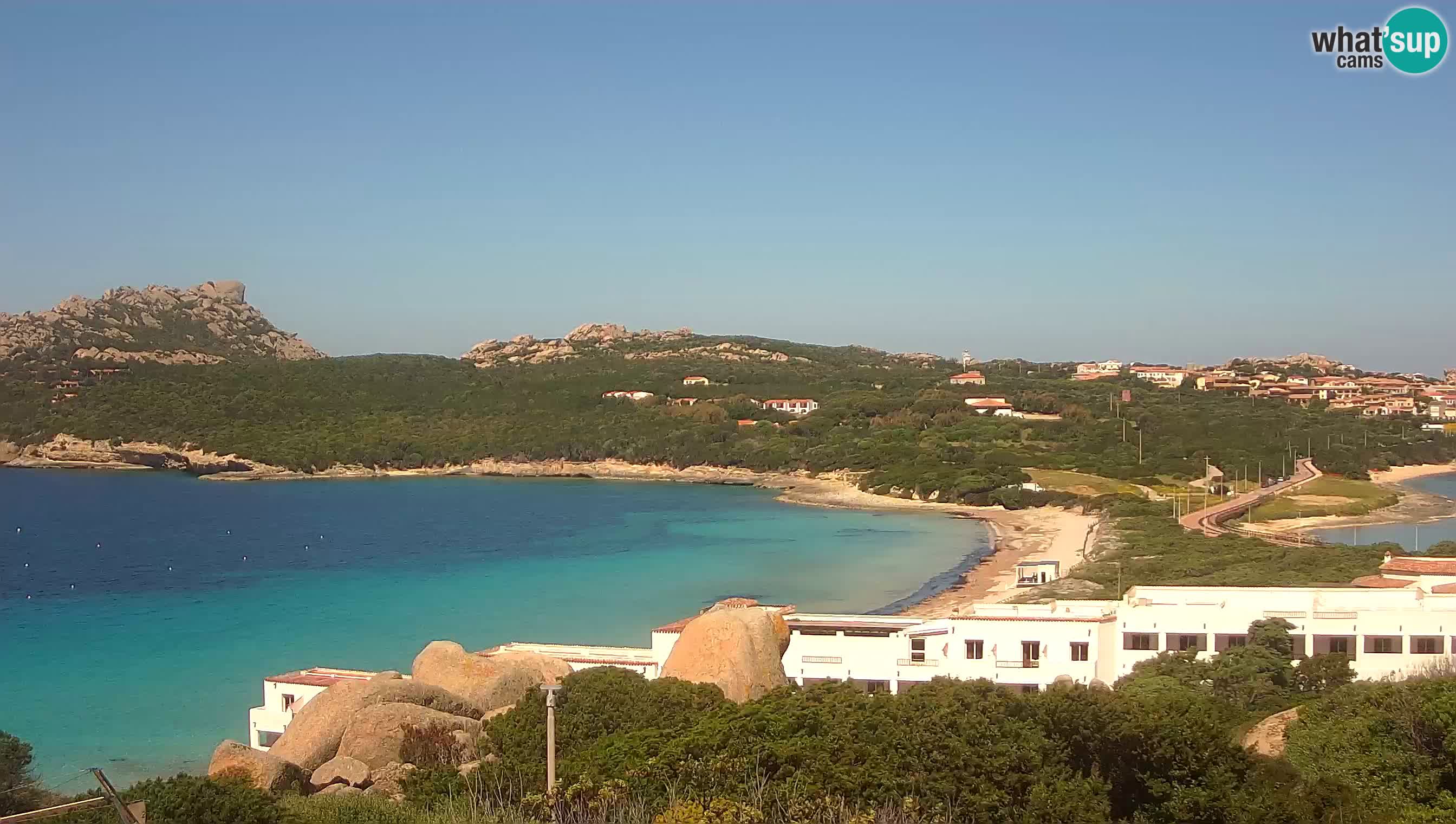 Spletna kamera v živo Capo Testa plaža dveh morij – Santa Teresa Gallura – Sardinija
