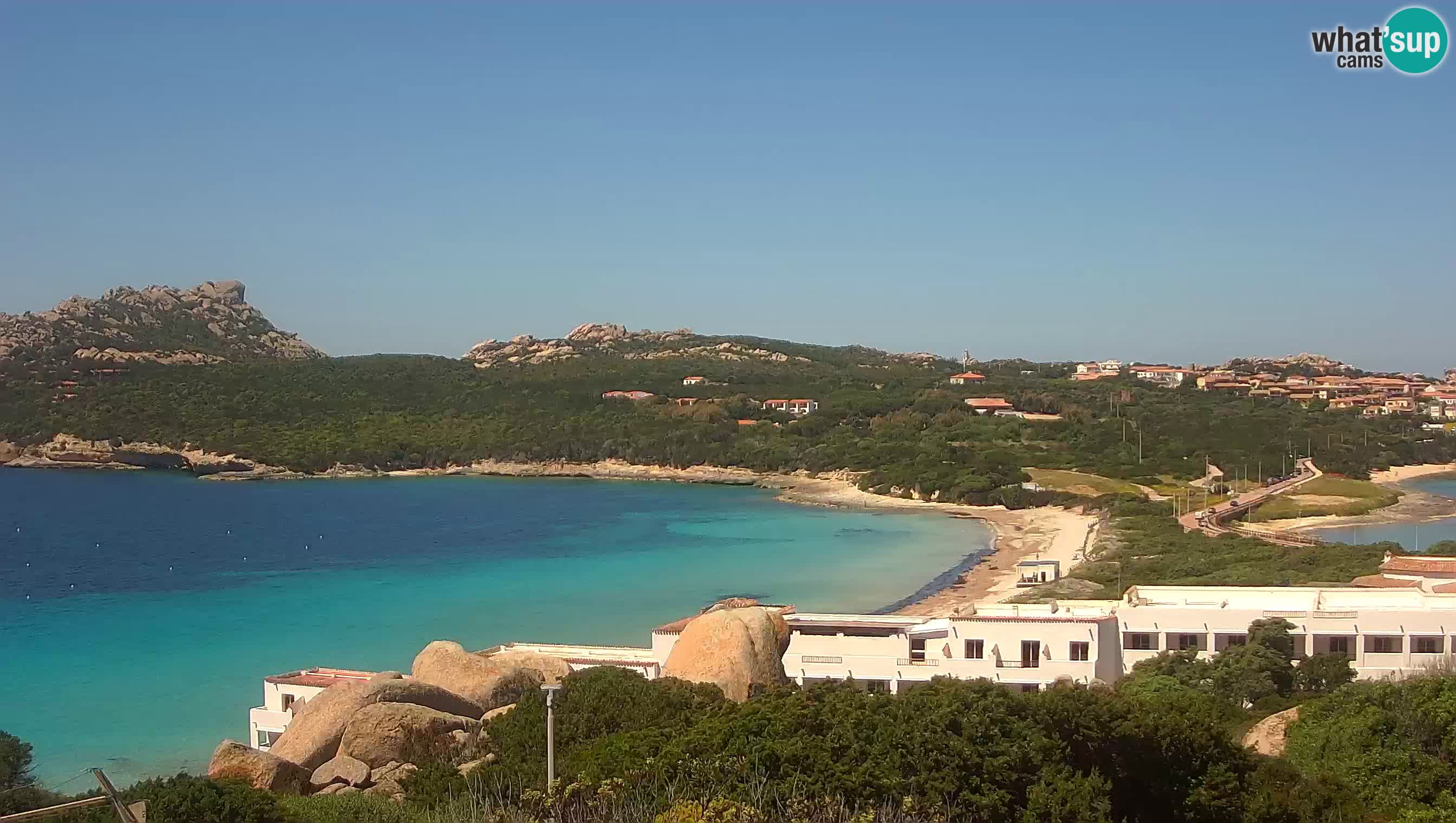 Spletna kamera v živo Capo Testa plaža dveh morij – Santa Teresa Gallura – Sardinija