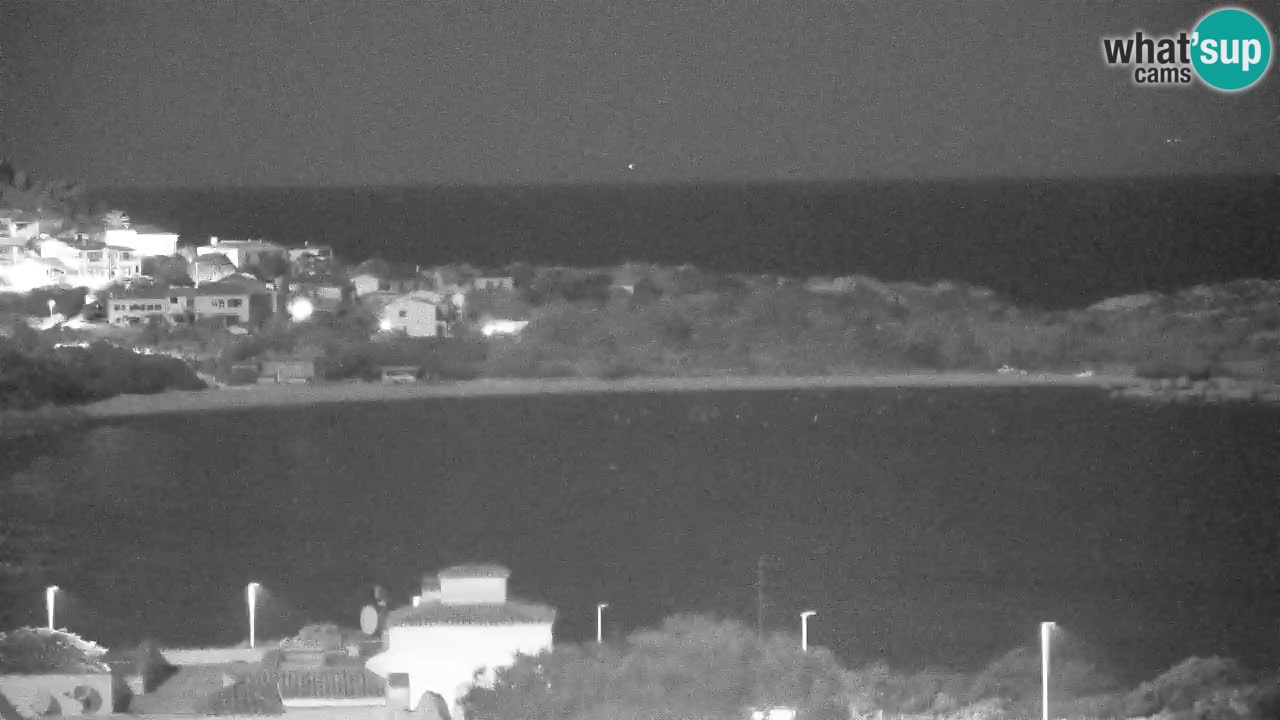 Live Webcam Capo Testa der Strand von 2 Meer – Santa Teresa Gallura – livecam Sardinien