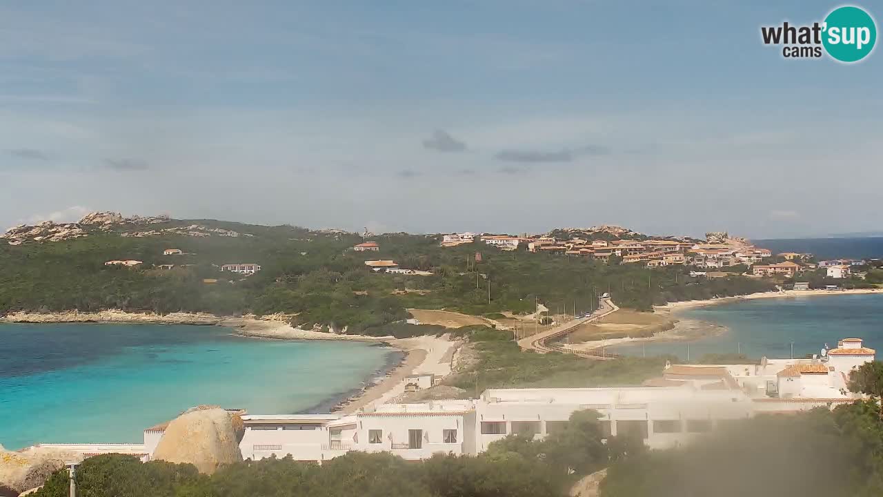 Spletna kamera v živo Capo Testa plaža dveh morij – Santa Teresa Gallura – Sardinija