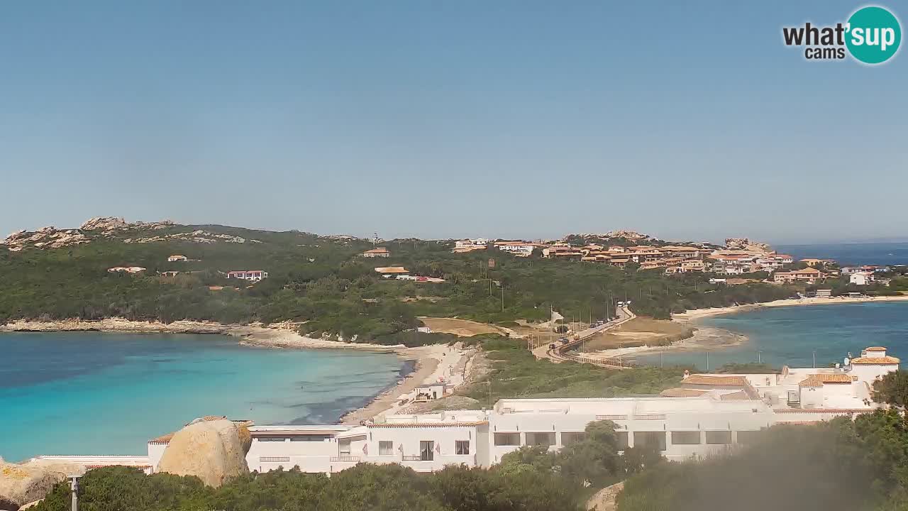 Live Webcam Capo Testa der Strand von 2 Meer – Santa Teresa Gallura – livecam Sardinien