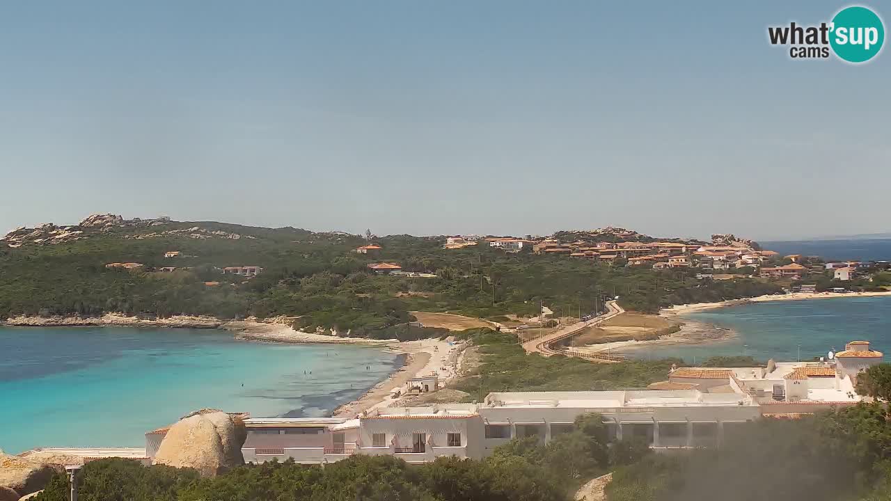 Spletna kamera v živo Capo Testa plaža dveh morij – Santa Teresa Gallura – Sardinija