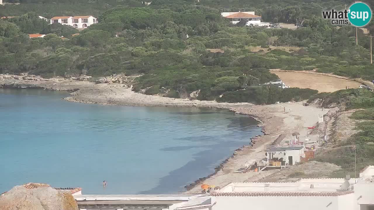 Live Webcam Capo Testa der Strand von 2 Meer – Santa Teresa Gallura – livecam Sardinien
