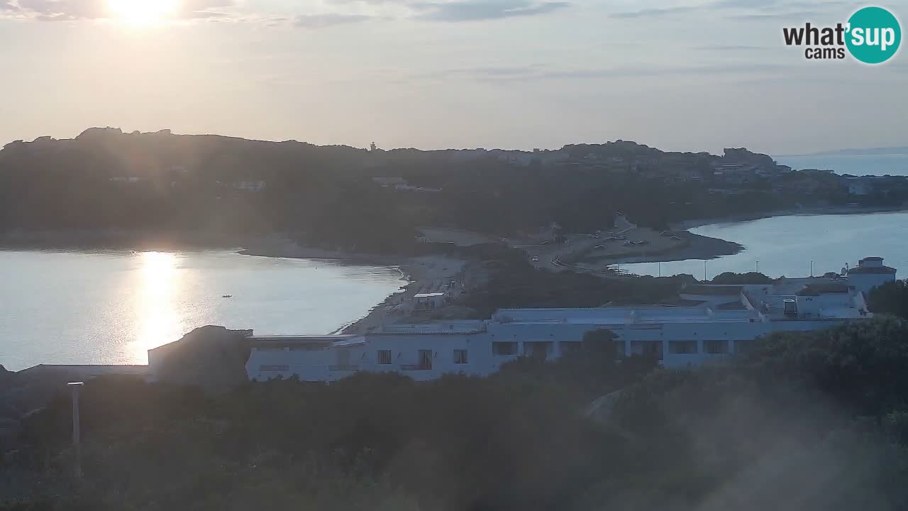 Live Webcam Capo Testa der Strand von 2 Meer – Santa Teresa Gallura – livecam Sardinien