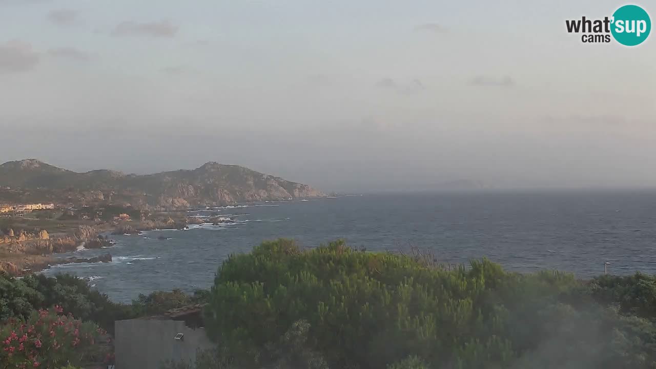 Live Webcam Capo Testa la plage de 2 mer – Santa Teresa Gallura – livecam Sardaigne