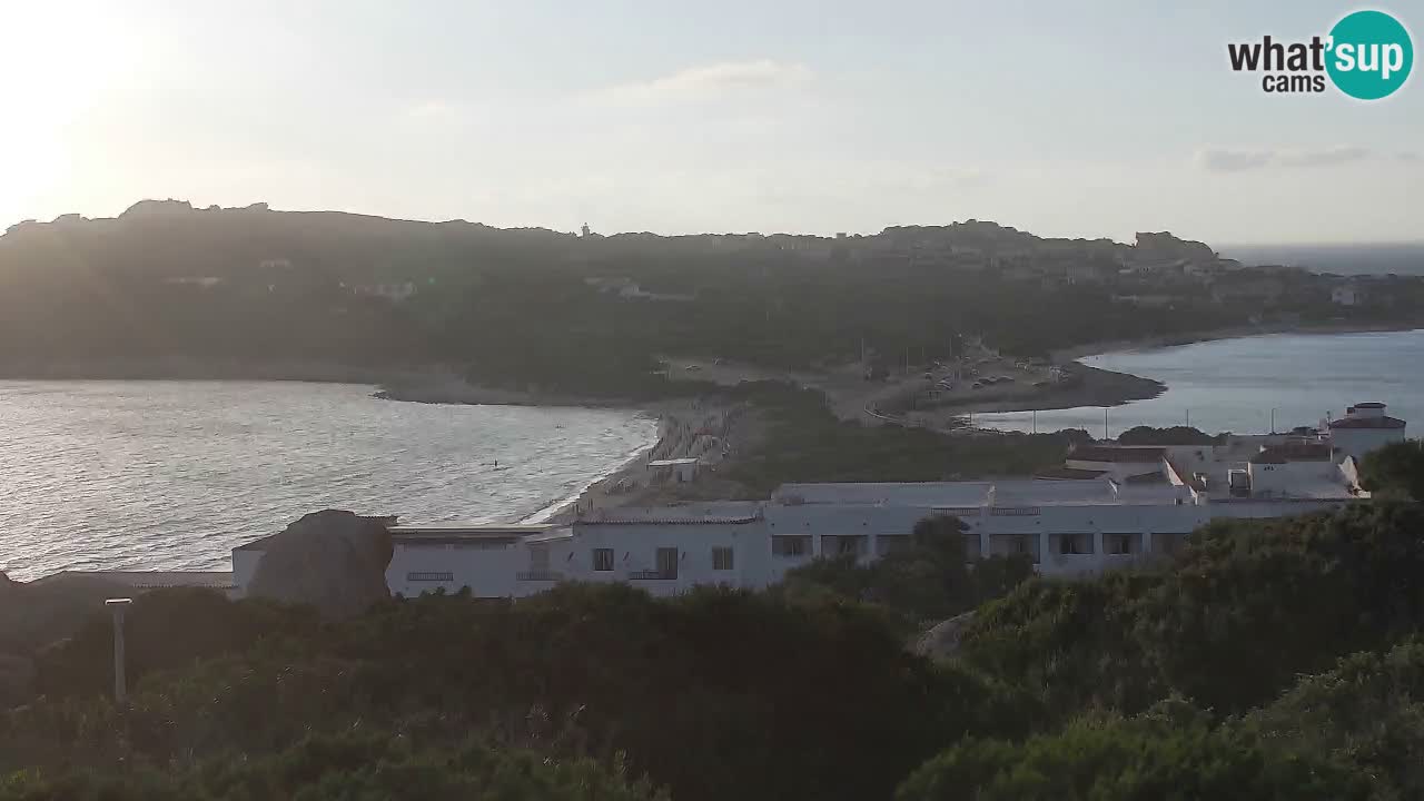 Live Webcam Capo Testa der Strand von 2 Meer – Santa Teresa Gallura – livecam Sardinien