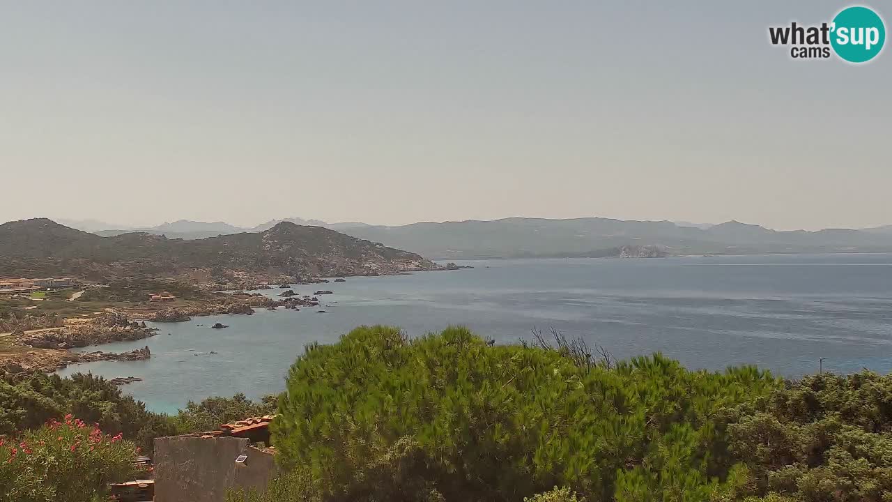 Live Webcam Capo Testa der Strand von 2 Meer – Santa Teresa Gallura – livecam Sardinien