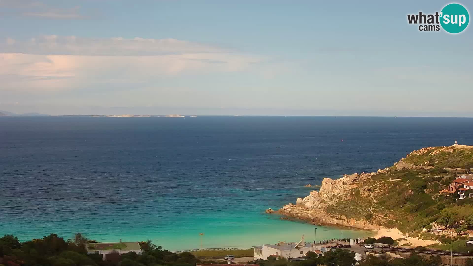Spletna kamera v živo Rena Bianca – Santa Teresa Gallura – Sardinija