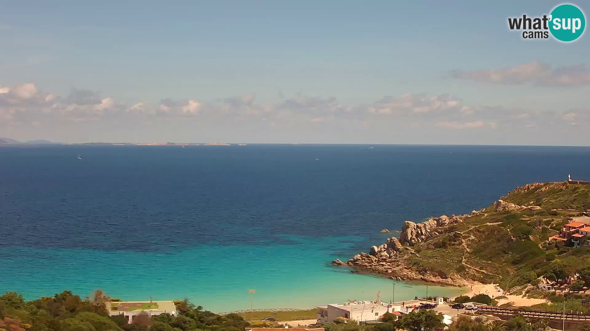 Spletna kamera v živo Rena Bianca – Santa Teresa Gallura – Sardinija
