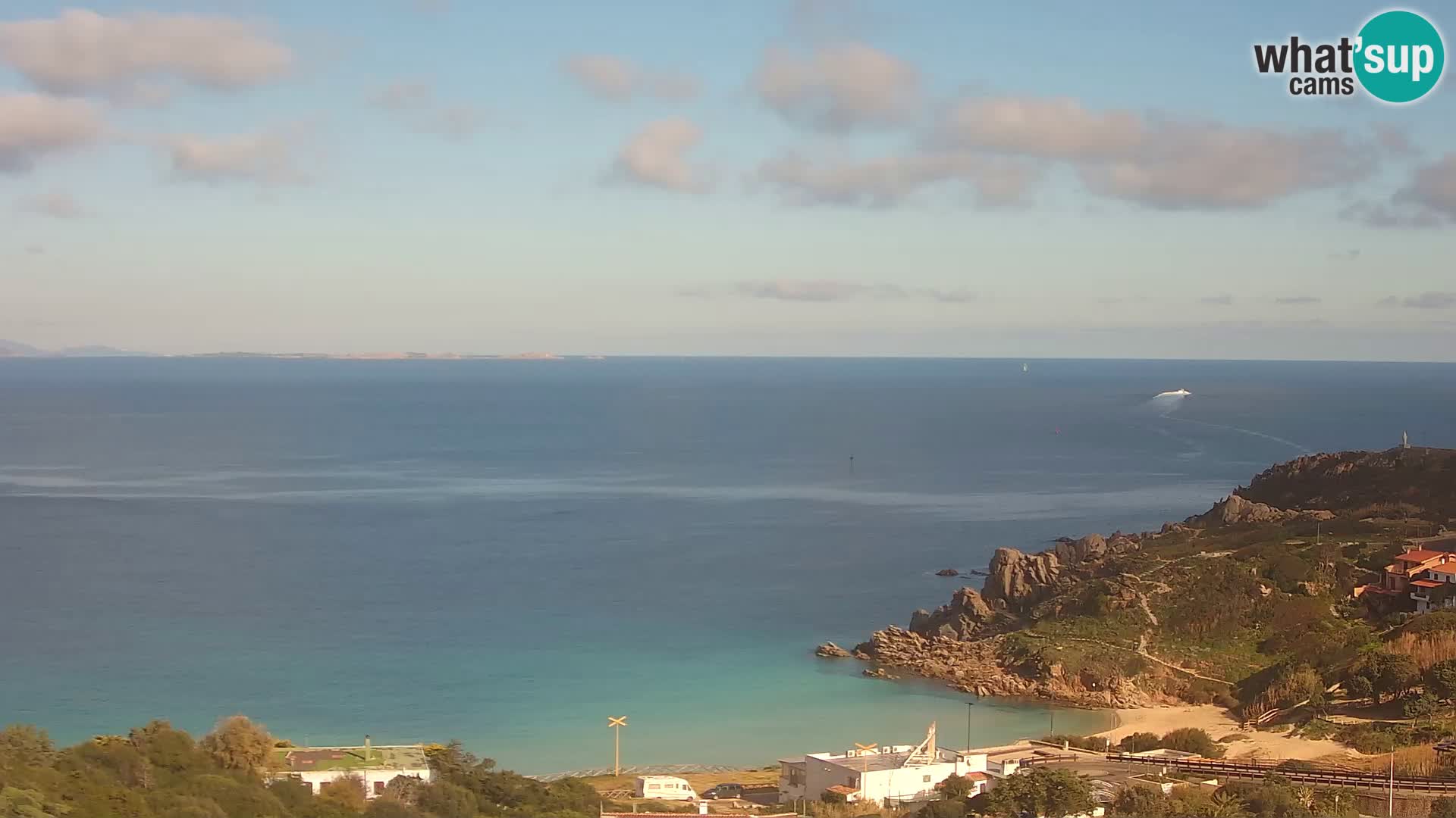 Spletna kamera v živo Rena Bianca – Santa Teresa Gallura – Sardinija