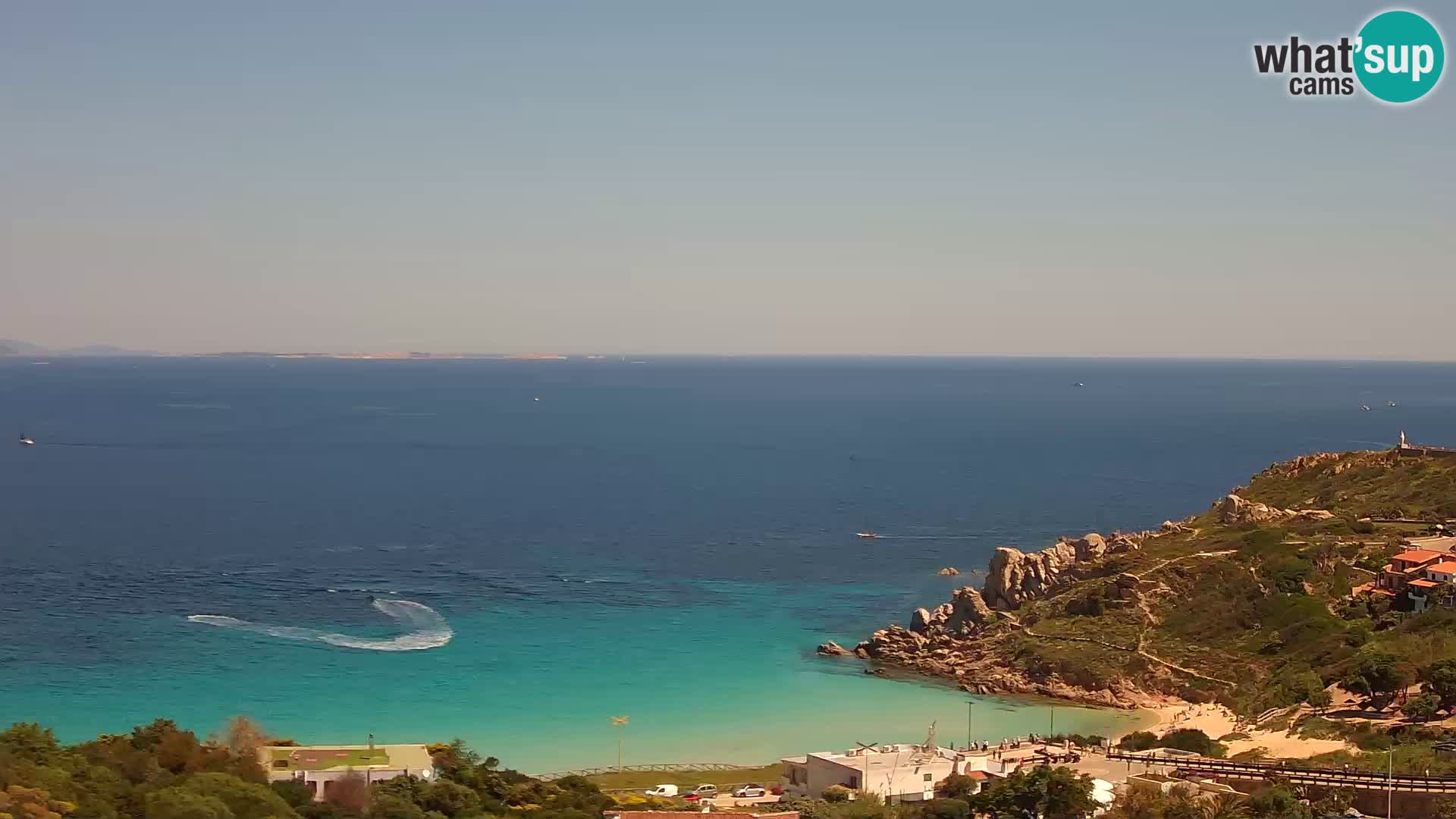 Spletna kamera v živo Rena Bianca – Santa Teresa Gallura – Sardinija