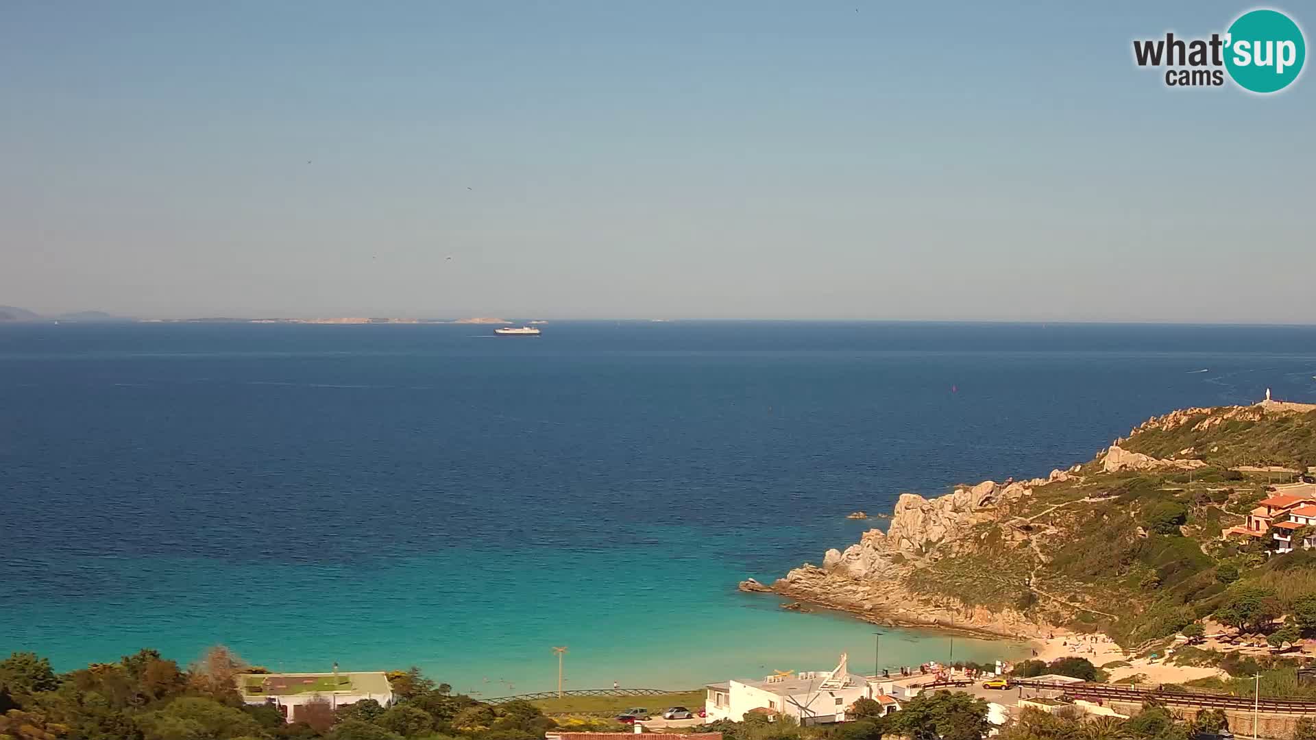 Spletna kamera v živo Rena Bianca – Santa Teresa Gallura – Sardinija