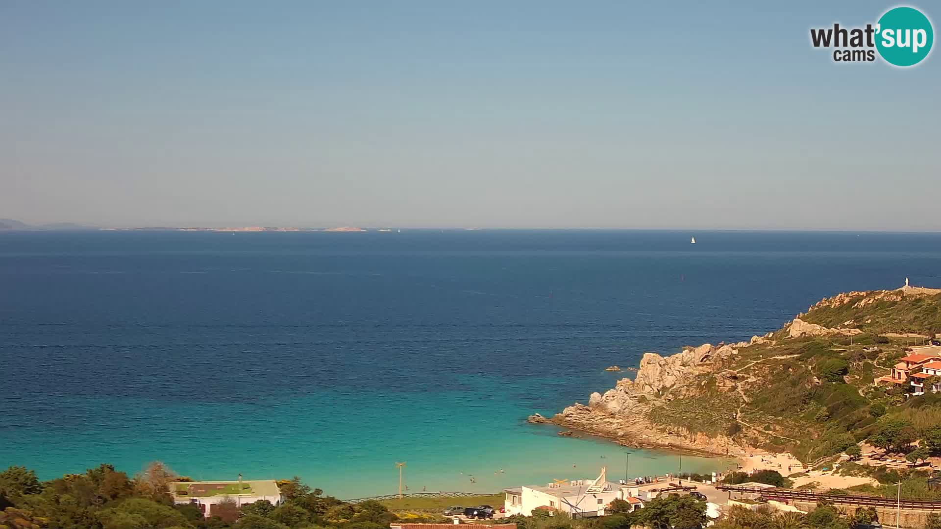 Spletna kamera v živo Rena Bianca – Santa Teresa Gallura – Sardinija