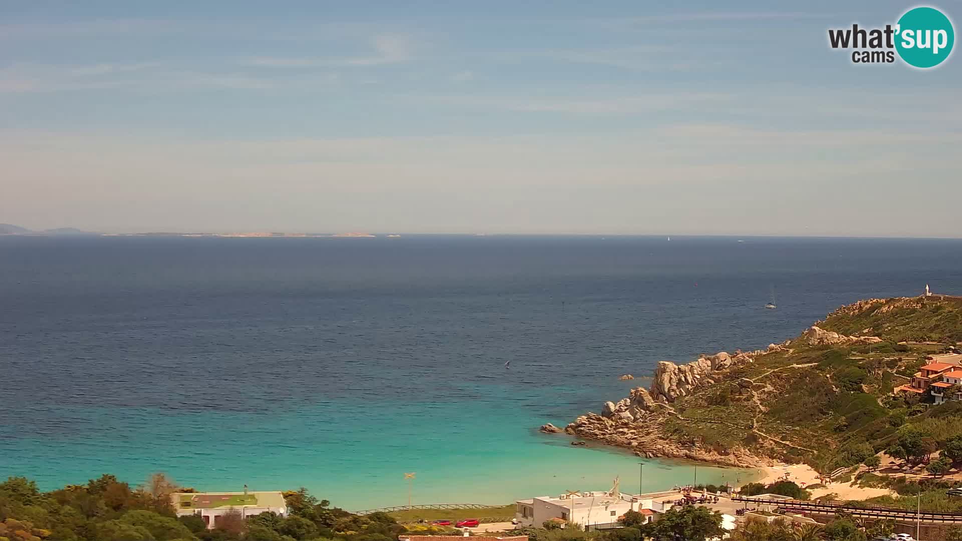 Spletna kamera v živo Rena Bianca – Santa Teresa Gallura – Sardinija