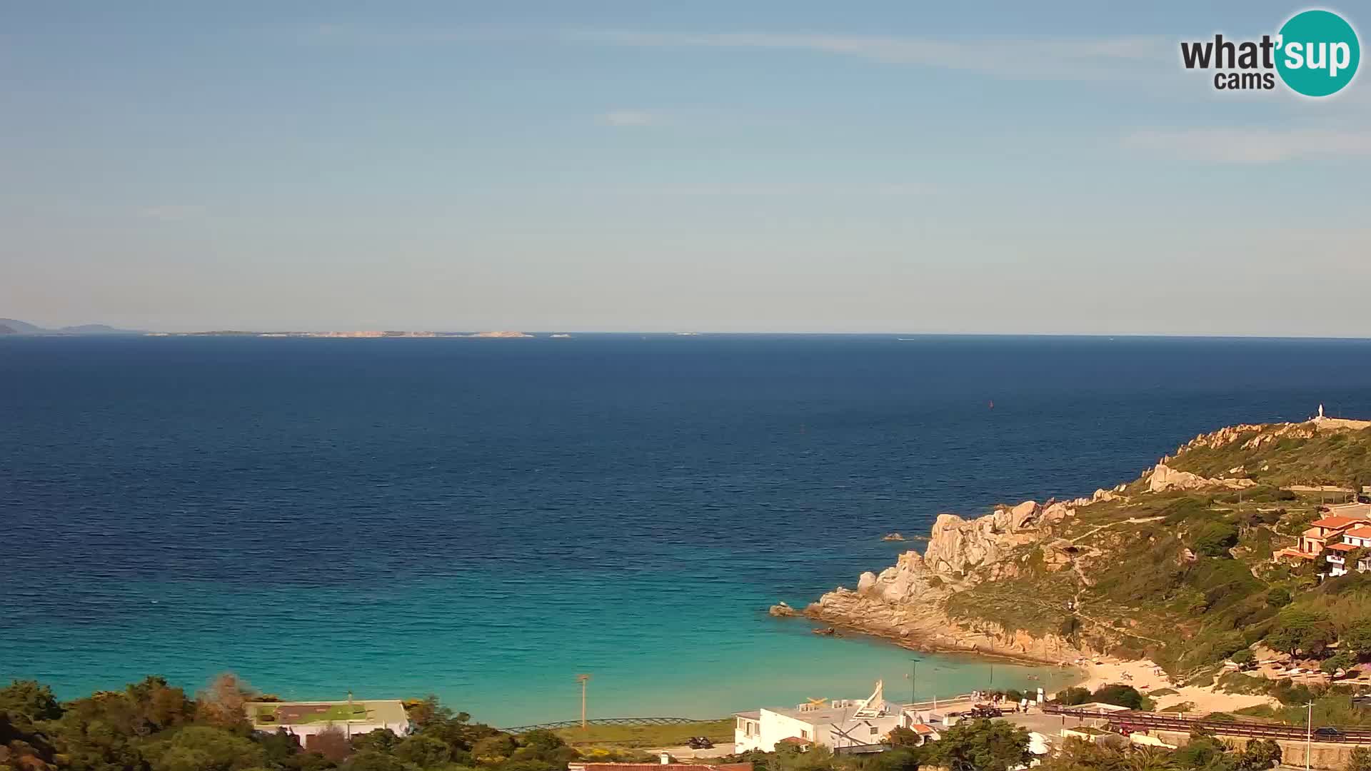 Spletna kamera v živo Rena Bianca – Santa Teresa Gallura – Sardinija