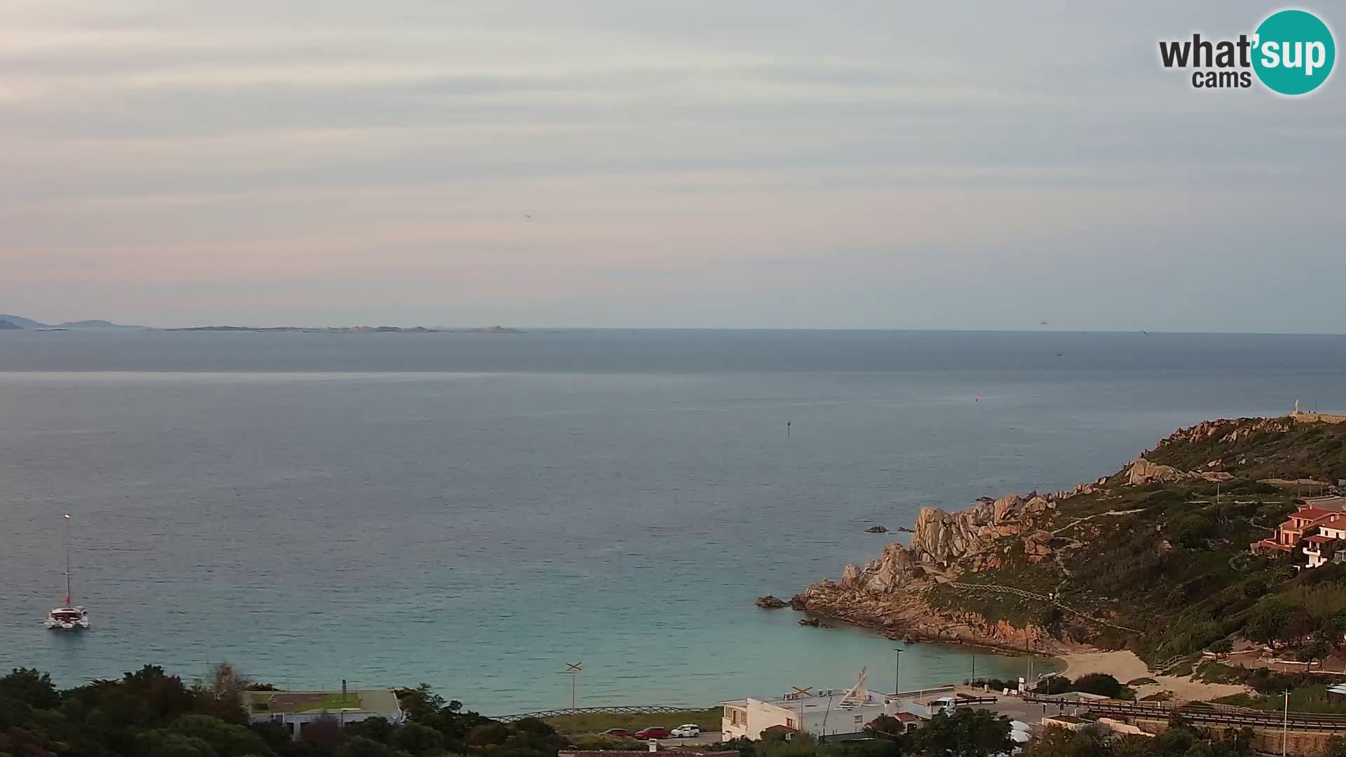 Spletna kamera v živo Rena Bianca – Santa Teresa Gallura – Sardinija