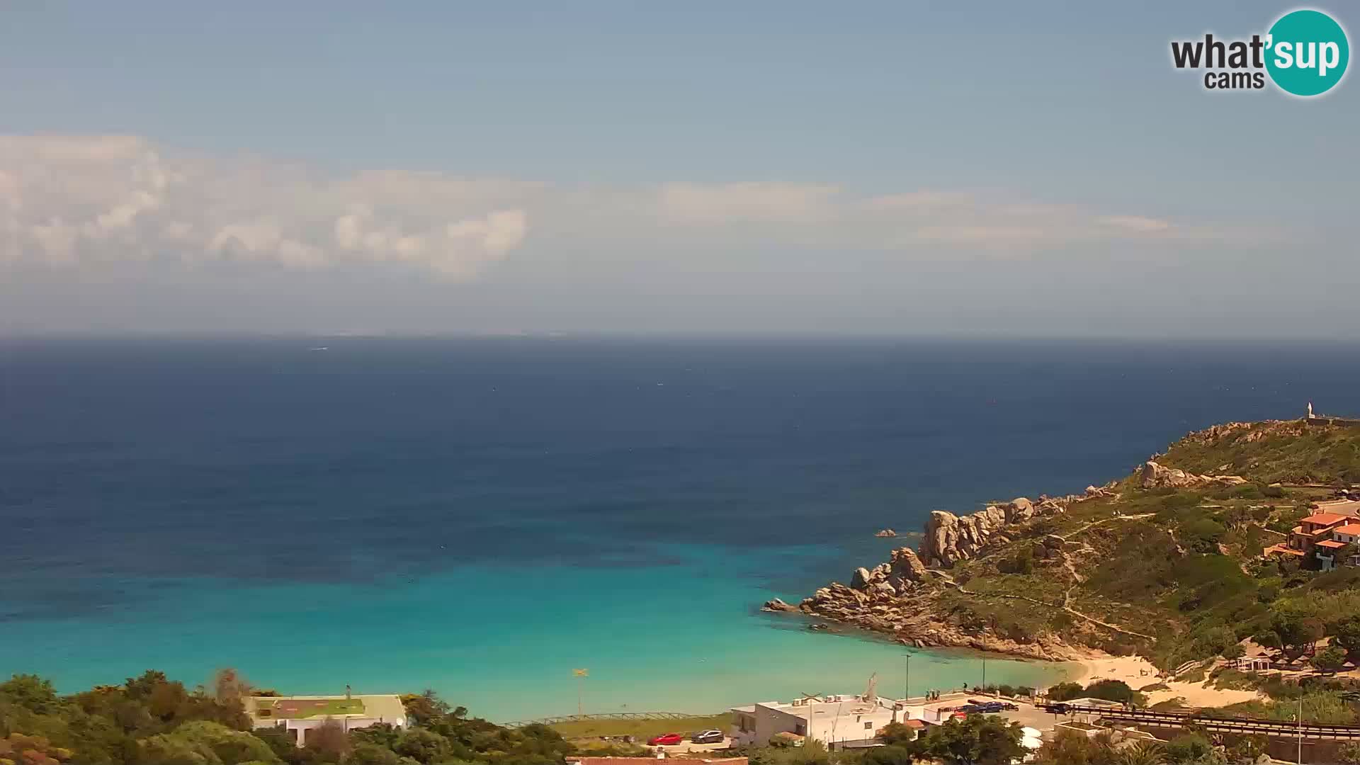 Spletna kamera v živo Rena Bianca – Santa Teresa Gallura – Sardinija