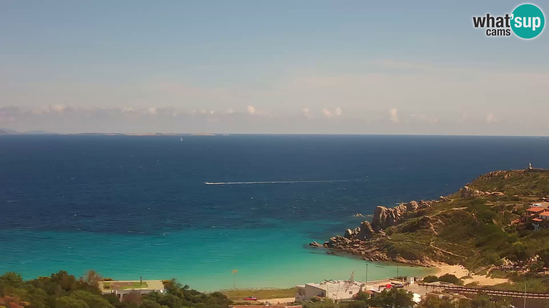 Spletna kamera v živo Rena Bianca – Santa Teresa Gallura – Sardinija
