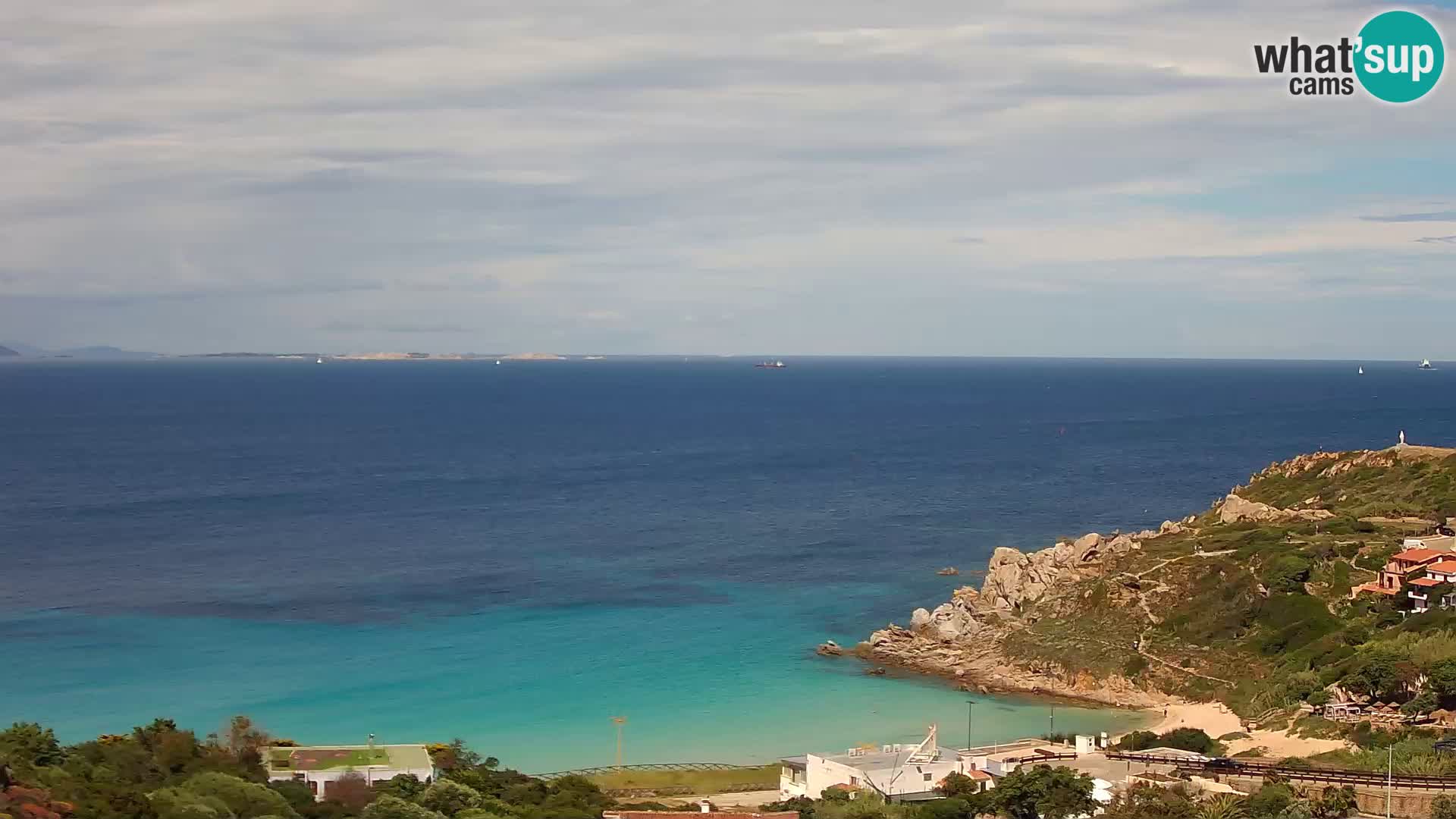 Spletna kamera v živo Rena Bianca – Santa Teresa Gallura – Sardinija