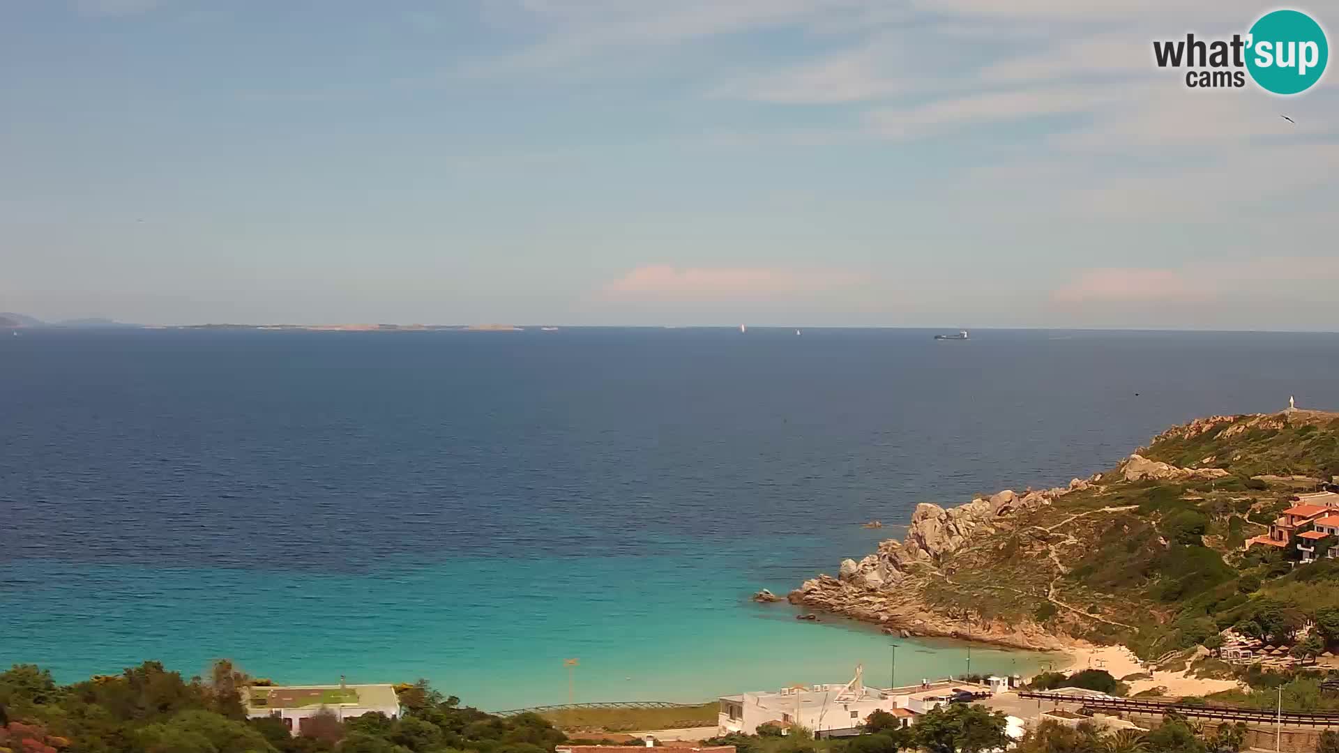 Spletna kamera v živo Rena Bianca – Santa Teresa Gallura – Sardinija