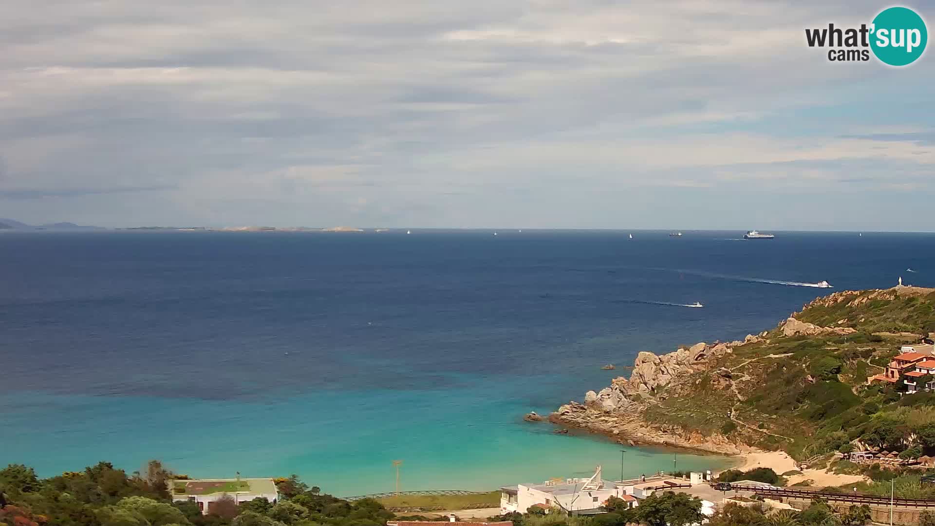 Spletna kamera v živo Rena Bianca – Santa Teresa Gallura – Sardinija