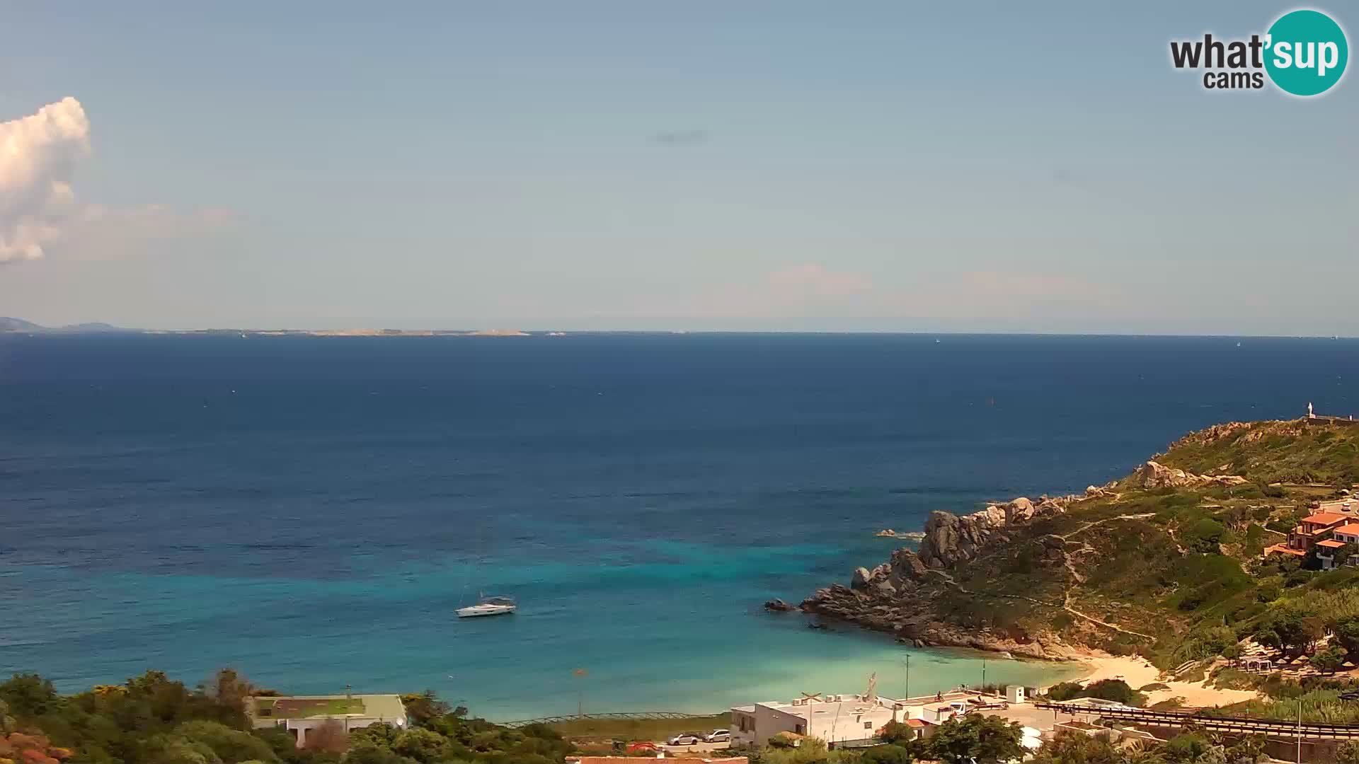 Spletna kamera v živo Rena Bianca – Santa Teresa Gallura – Sardinija