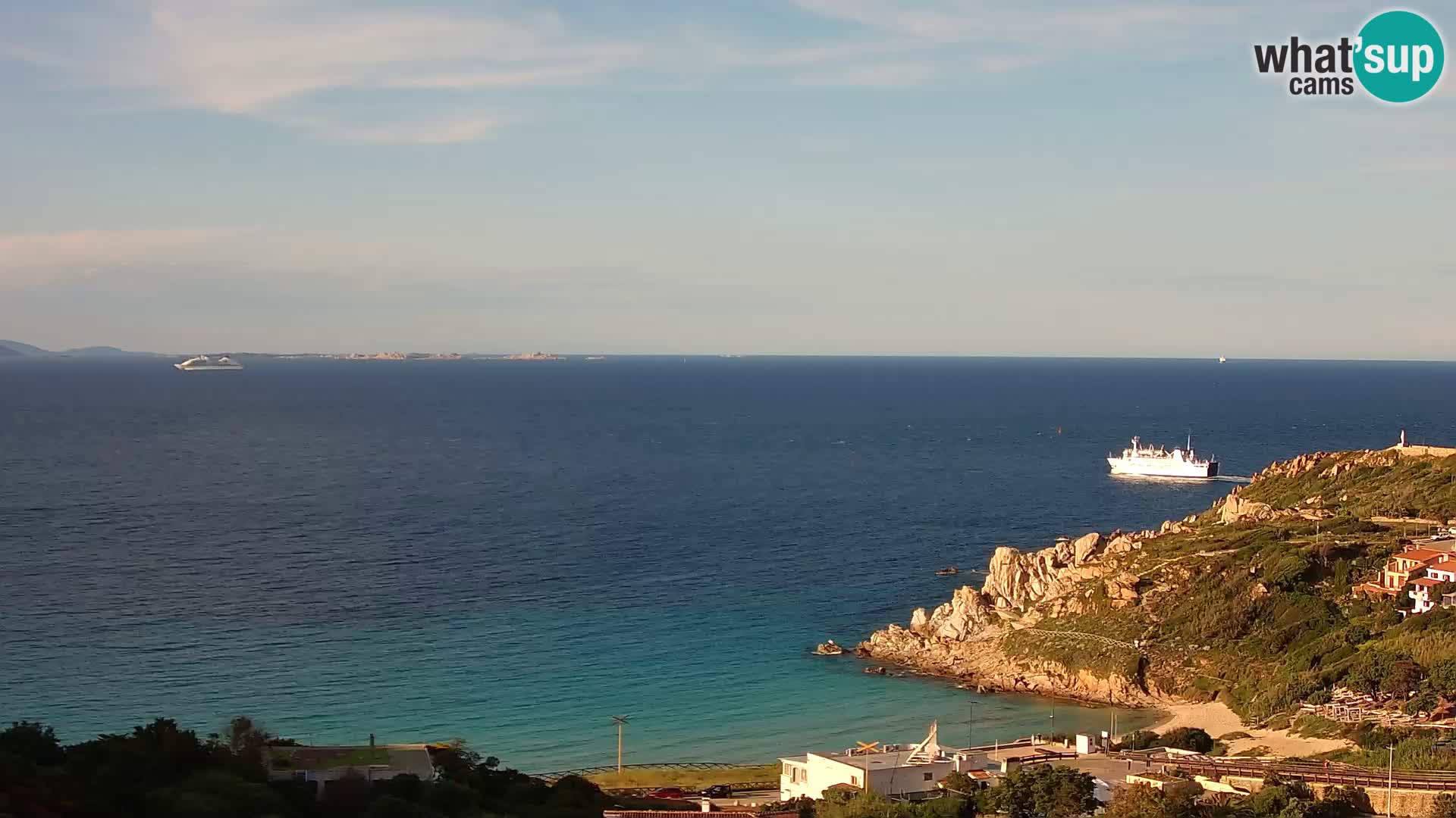 Spletna kamera v živo Rena Bianca – Santa Teresa Gallura – Sardinija