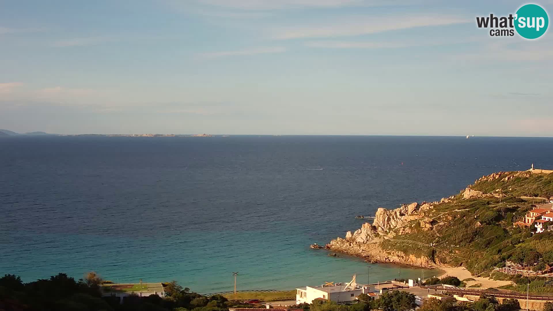 Spletna kamera v živo Rena Bianca – Santa Teresa Gallura – Sardinija