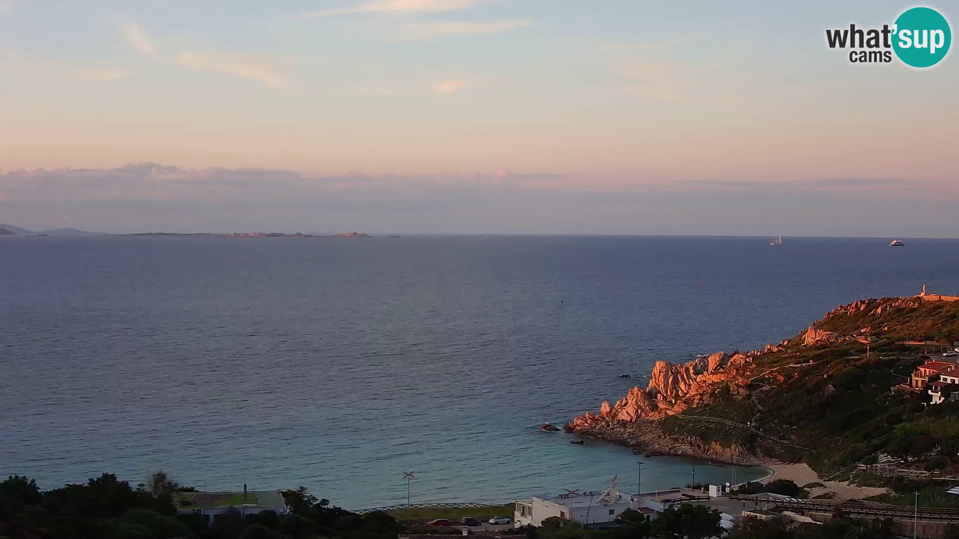 Spletna kamera v živo Rena Bianca – Santa Teresa Gallura – Sardinija