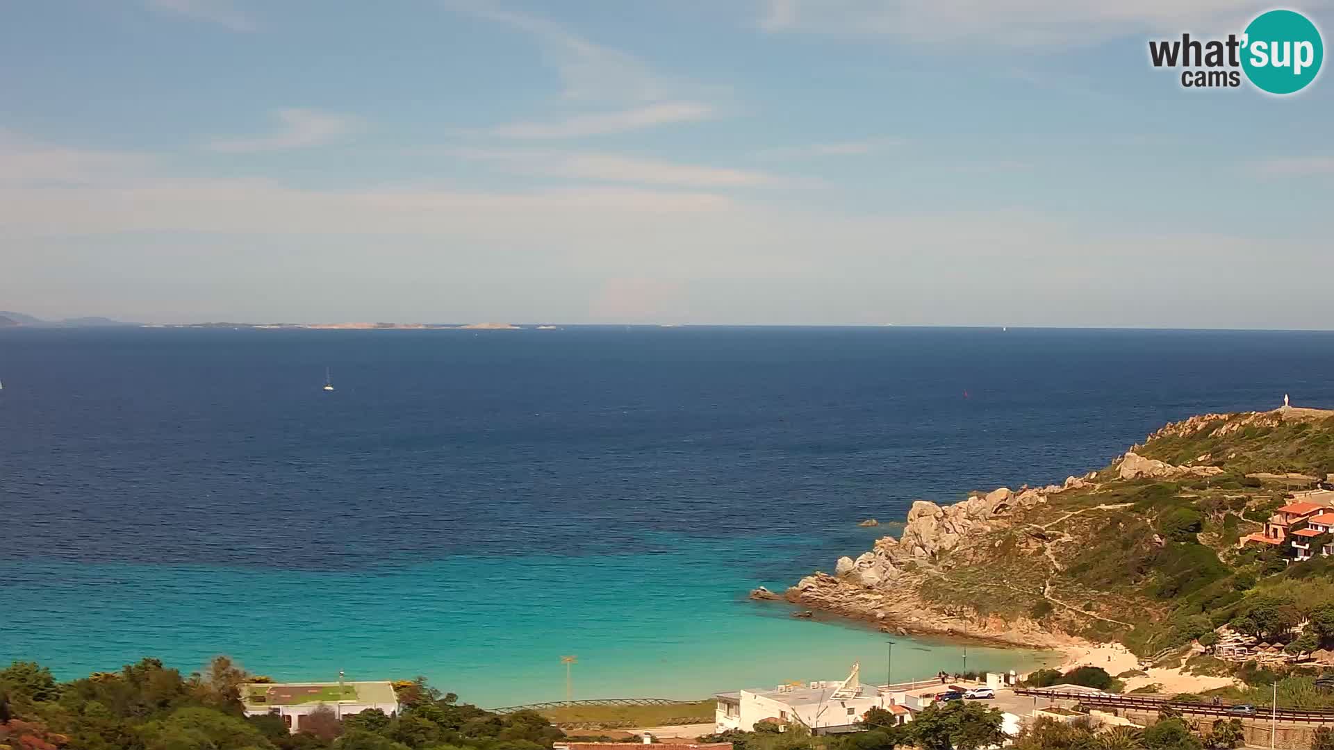 Spletna kamera v živo Rena Bianca – Santa Teresa Gallura – Sardinija