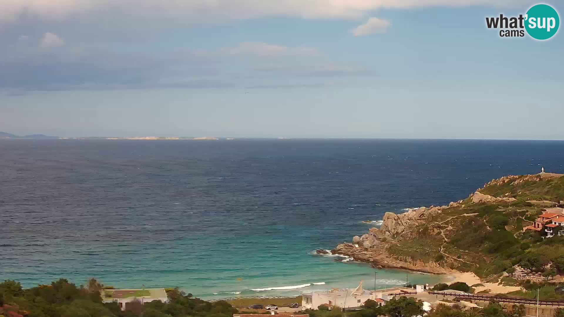 Spletna kamera v živo Rena Bianca – Santa Teresa Gallura – Sardinija