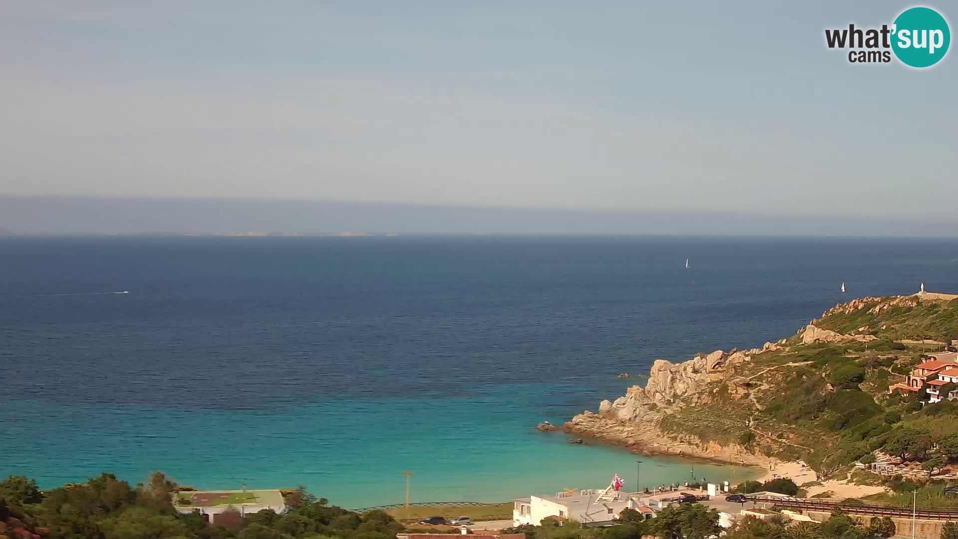 Spletna kamera v živo Rena Bianca – Santa Teresa Gallura – Sardinija