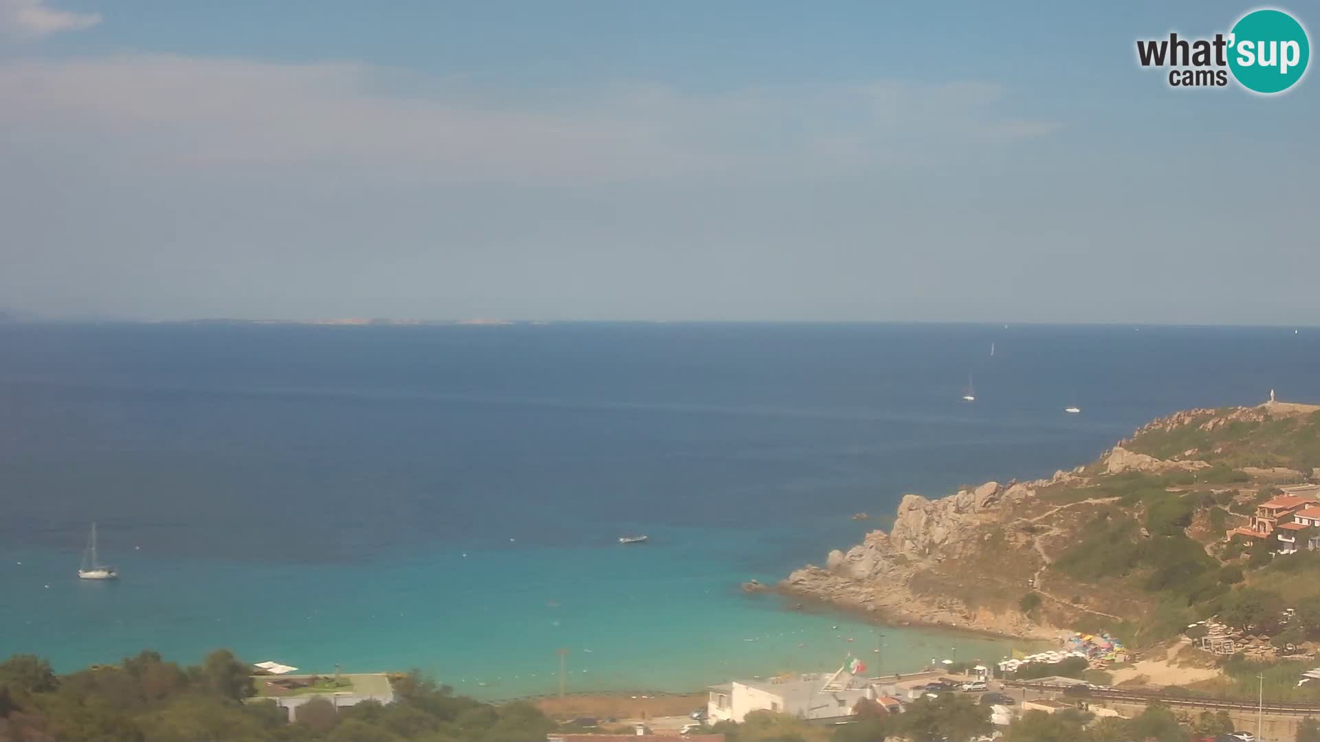 Spletna kamera v živo Rena Bianca – Santa Teresa Gallura – Sardinija