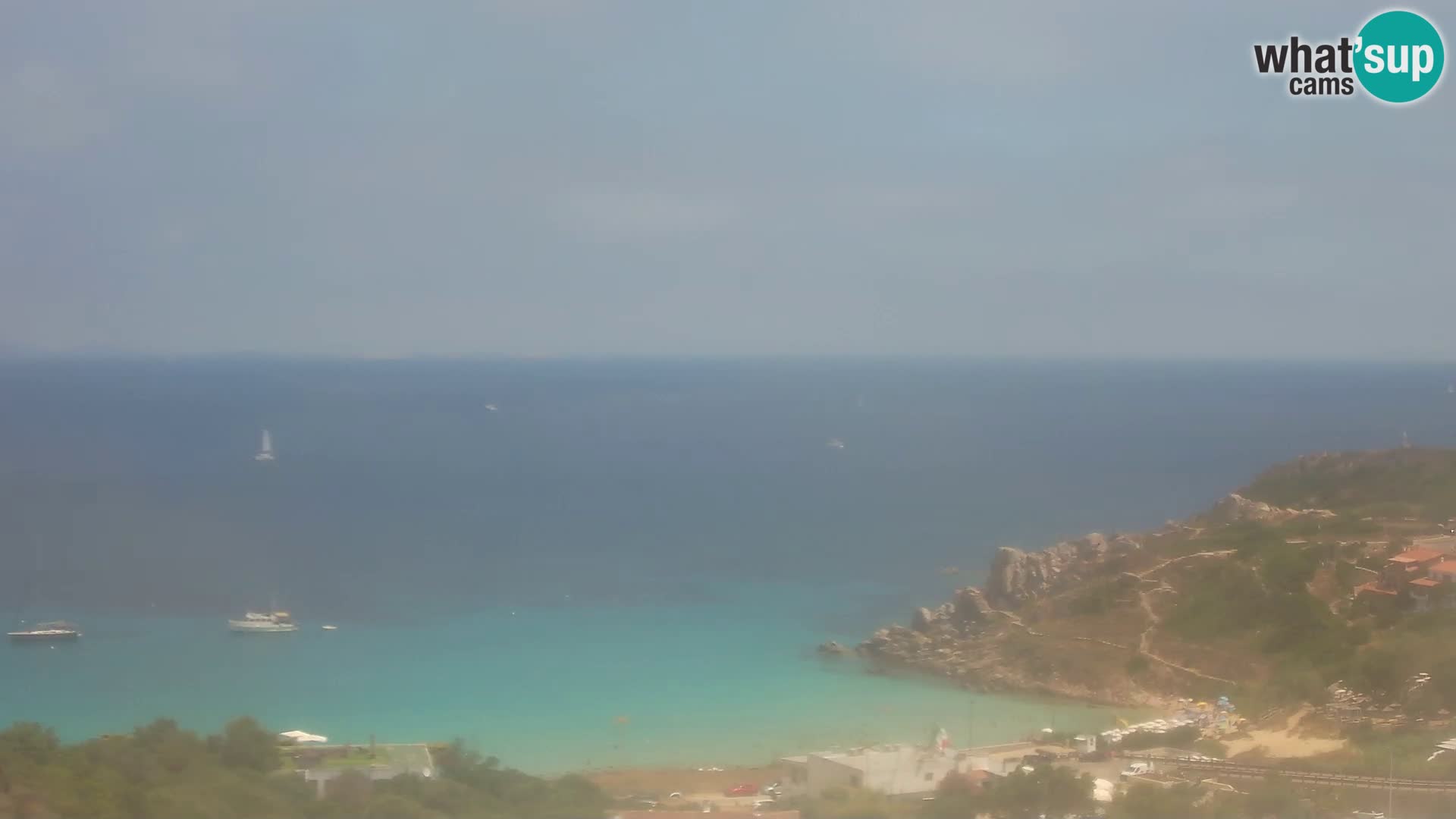 Spletna kamera v živo Rena Bianca – Santa Teresa Gallura – Sardinija
