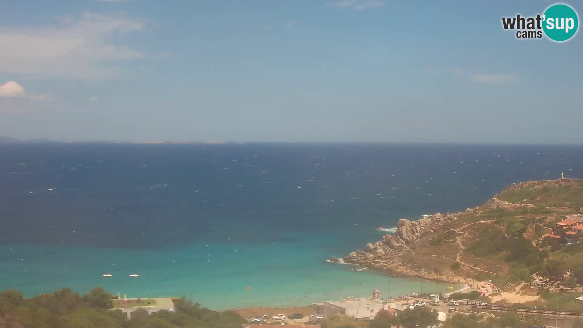 Spletna kamera v živo Rena Bianca – Santa Teresa Gallura – Sardinija