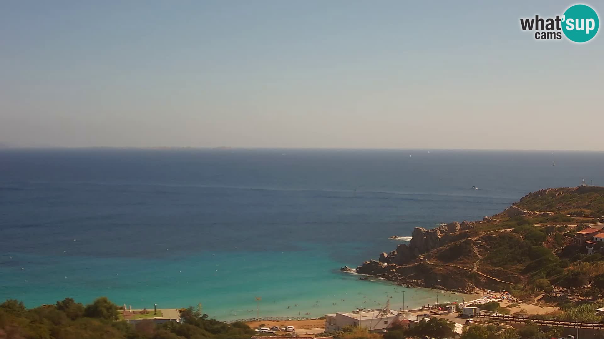 Spletna kamera v živo Rena Bianca – Santa Teresa Gallura – Sardinija