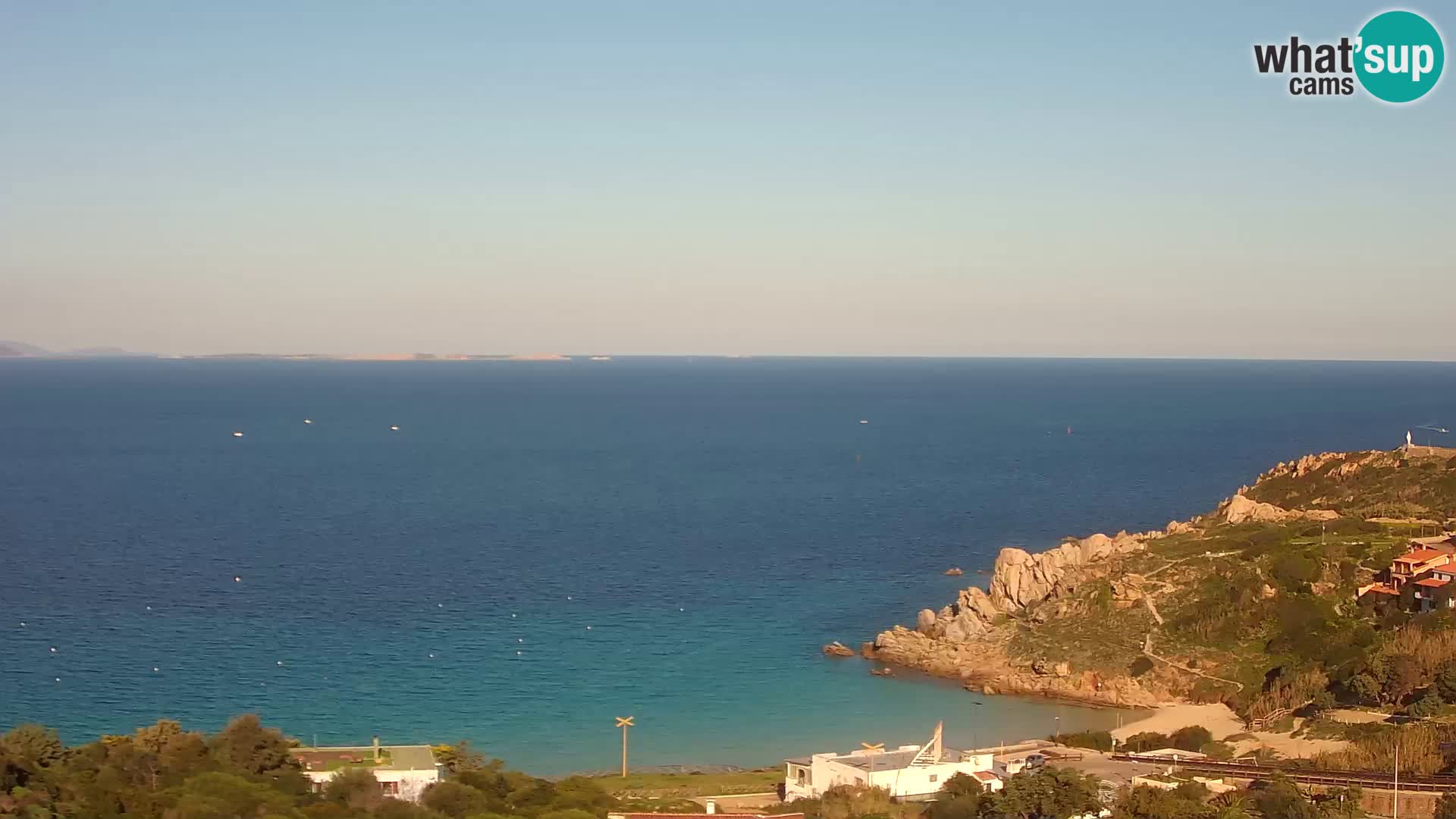 Spletna kamera v živo Rena Bianca – Santa Teresa Gallura – Sardinija