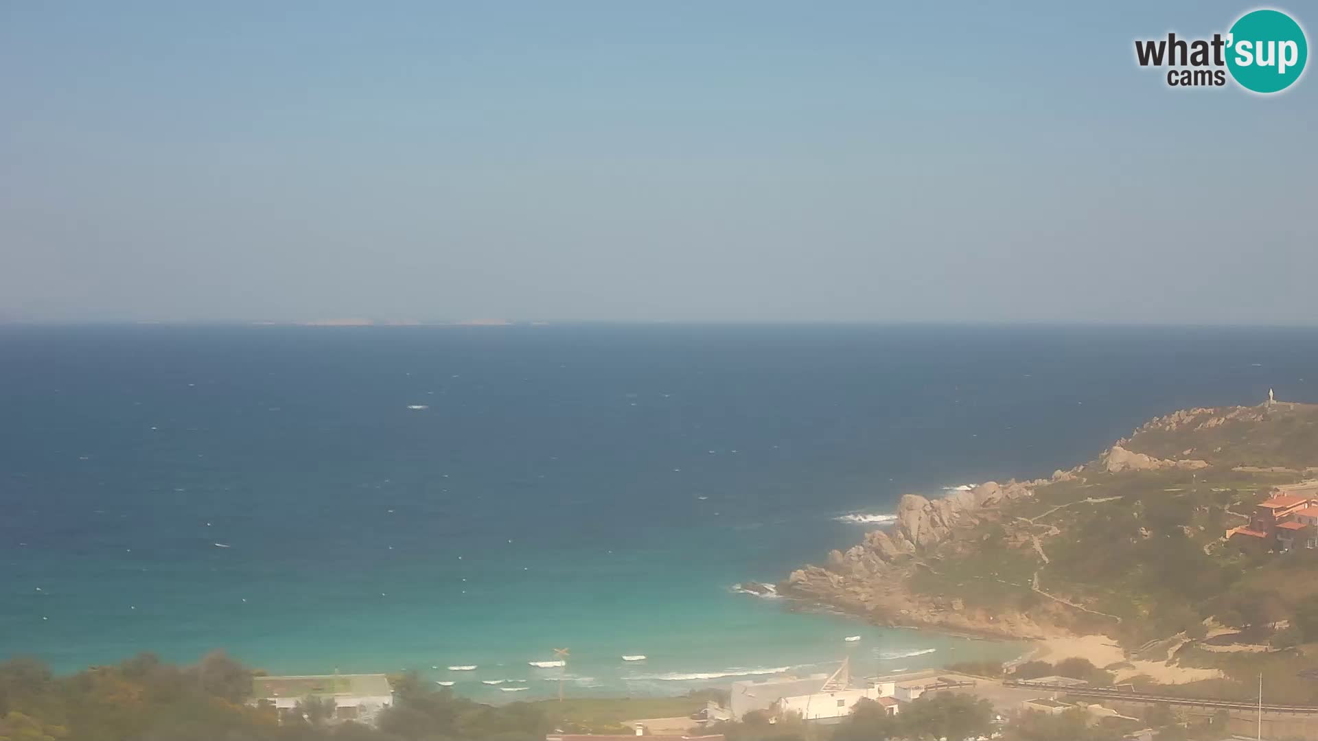 Spletna kamera v živo Rena Bianca – Santa Teresa Gallura – Sardinija