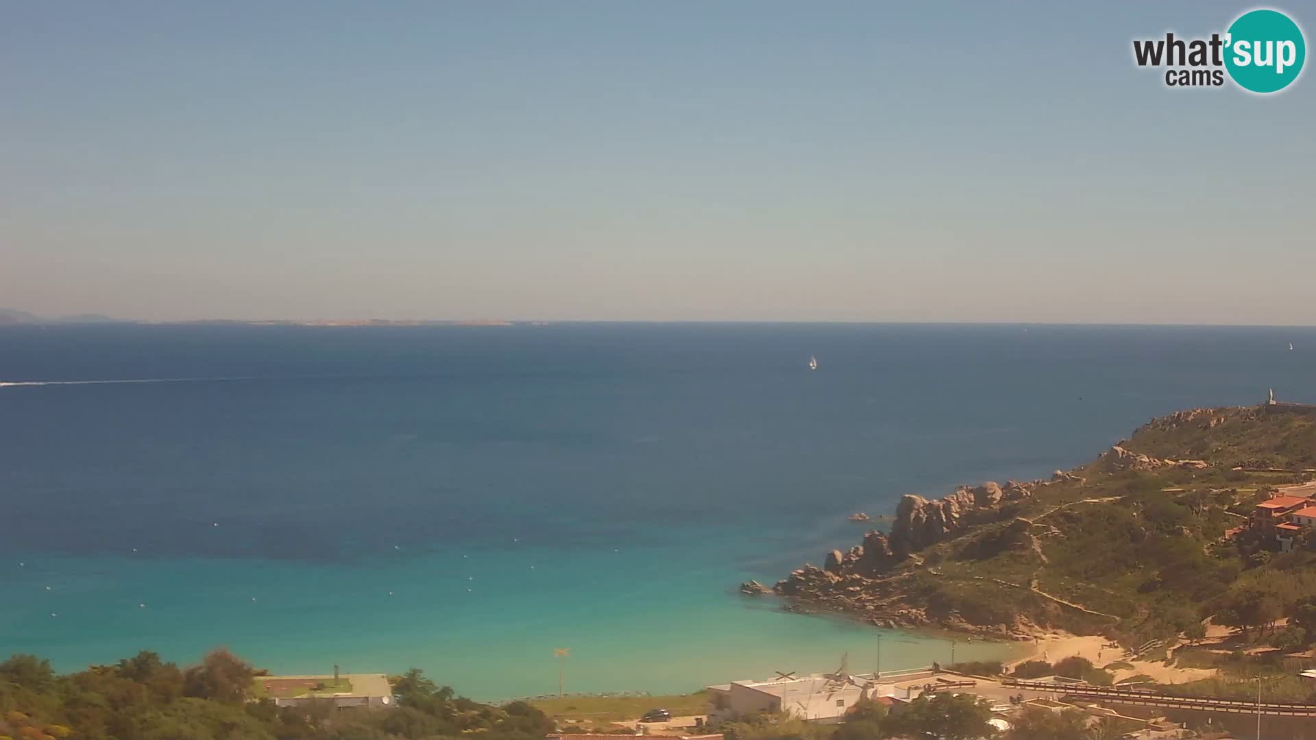 Spletna kamera v živo Rena Bianca – Santa Teresa Gallura – Sardinija