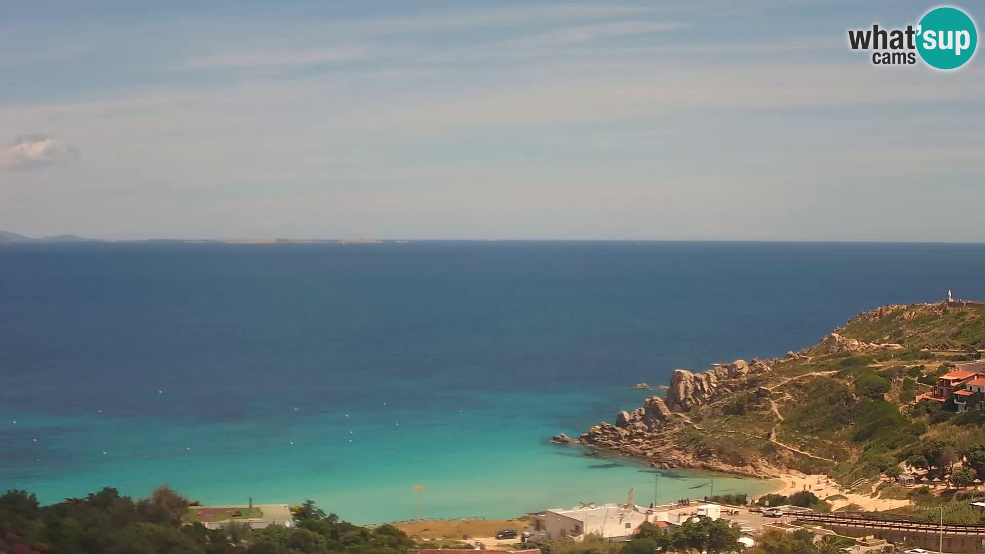 Spletna kamera v živo Rena Bianca – Santa Teresa Gallura – Sardinija