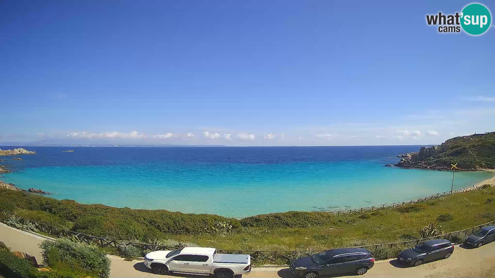 Webcam Rena Bianca beach – Spiaggia Rena Bianca – Santa Teresa Gallura – Sardinia