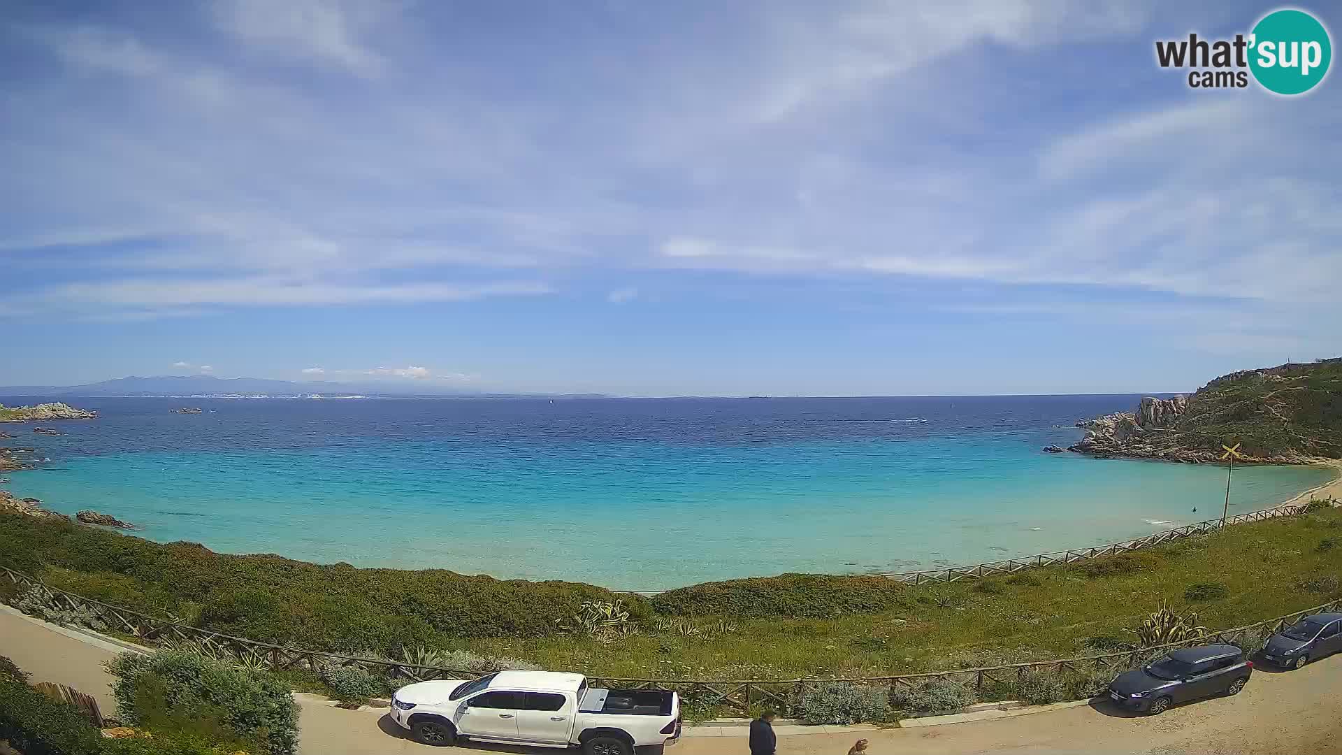 Webcam de la plage Rena Bianca – Santa Teresa Gallura – Sardaigne
