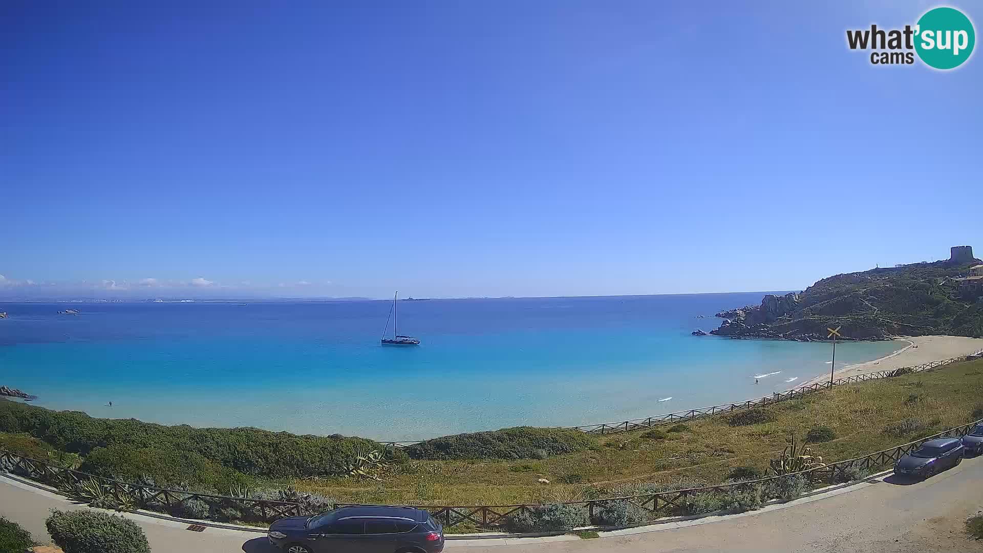 Web kamera plaže Rena Bianca – Santa Teresa Gallura – Sardinija
