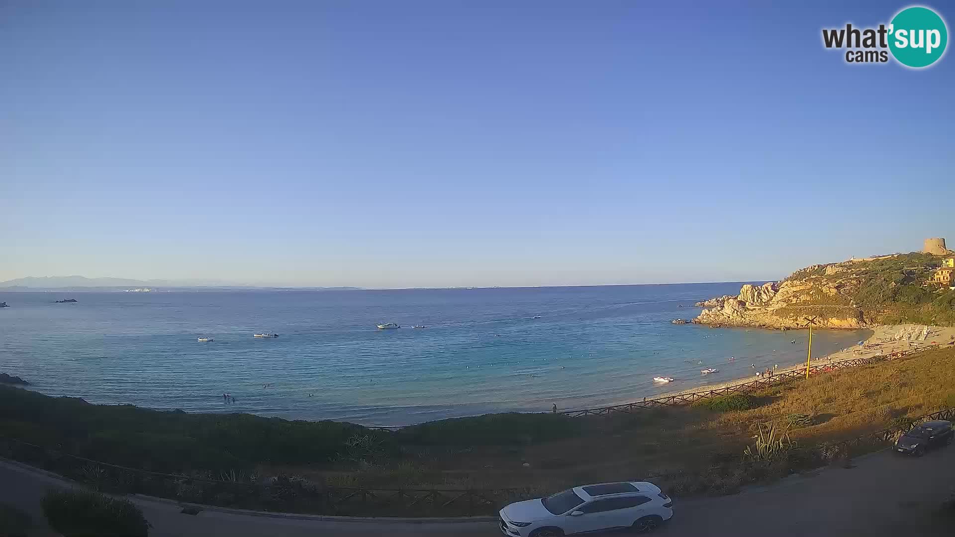 Web kamera plaže Rena Bianca – Santa Teresa Gallura – Sardinija