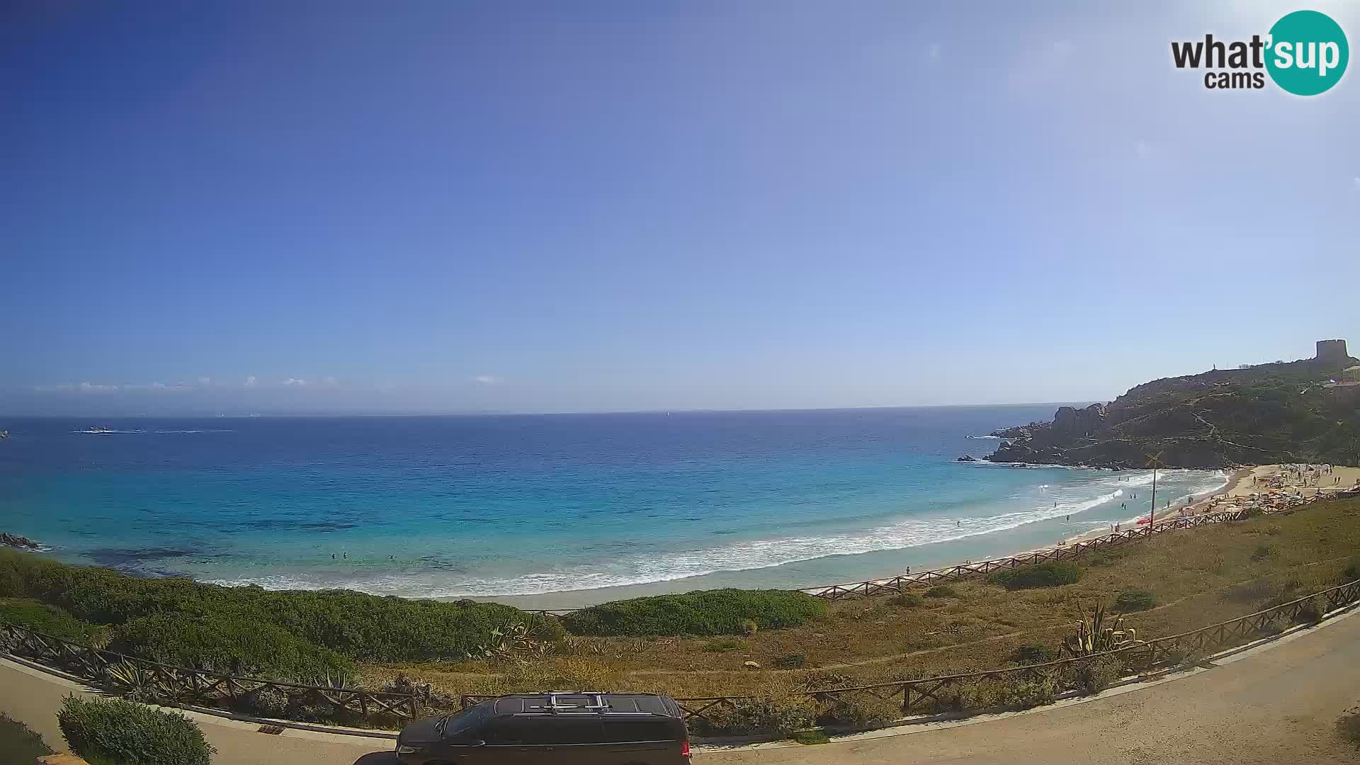 Webcam Rena Bianca beach – Spiaggia Rena Bianca – Santa Teresa Gallura – Sardinia