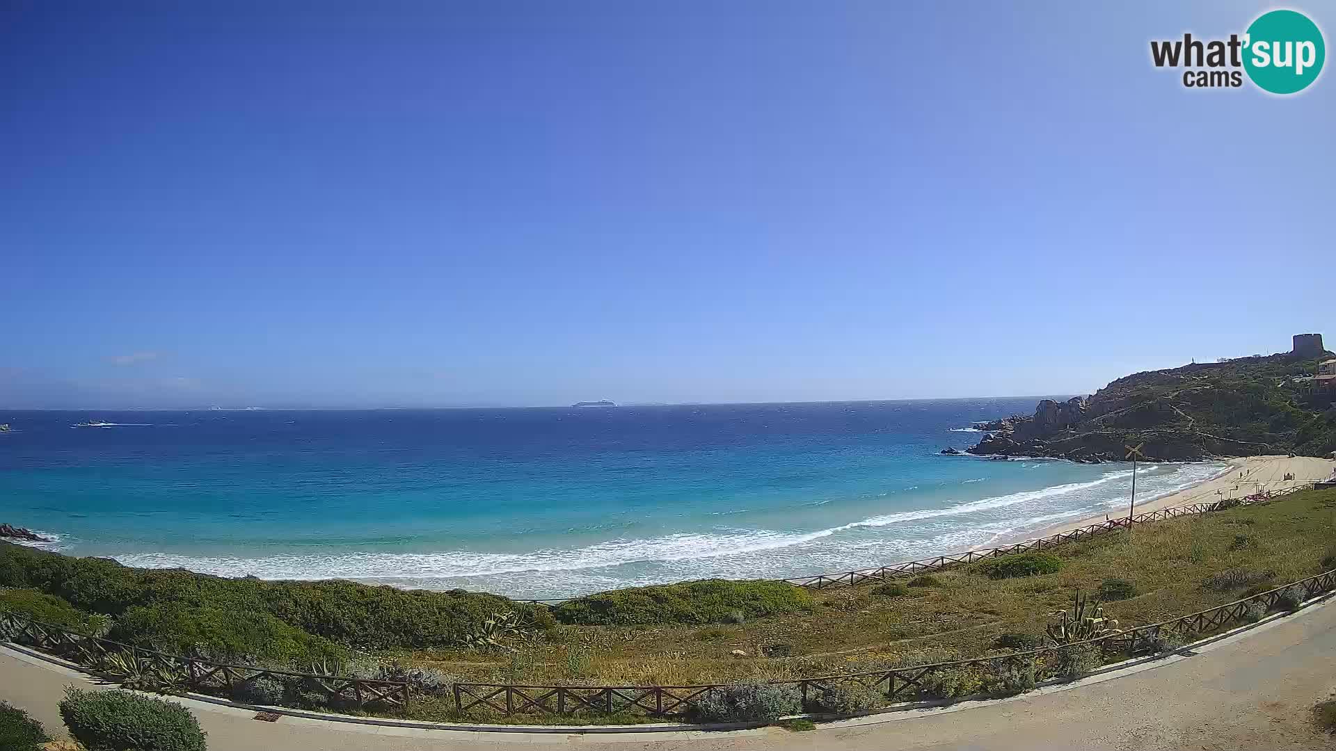 Cámara web playa Rena Bianca – Santa Teresa Gallura – Cerdeña