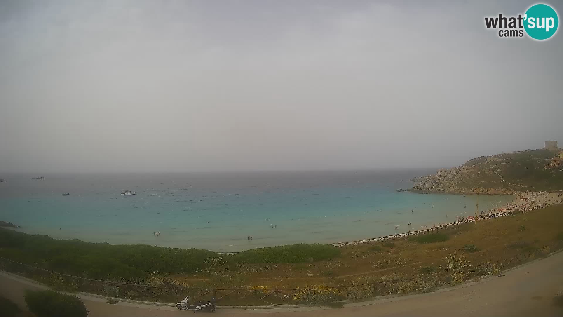 Spletna kamera plaža Rena Bianca – Santa Teresa Gallura – Sardinija